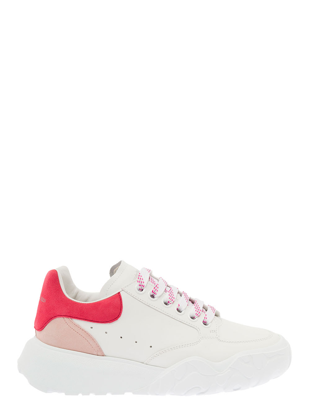 New Court Multicolor Leather Sneakers Alexander Mcqueen Woman