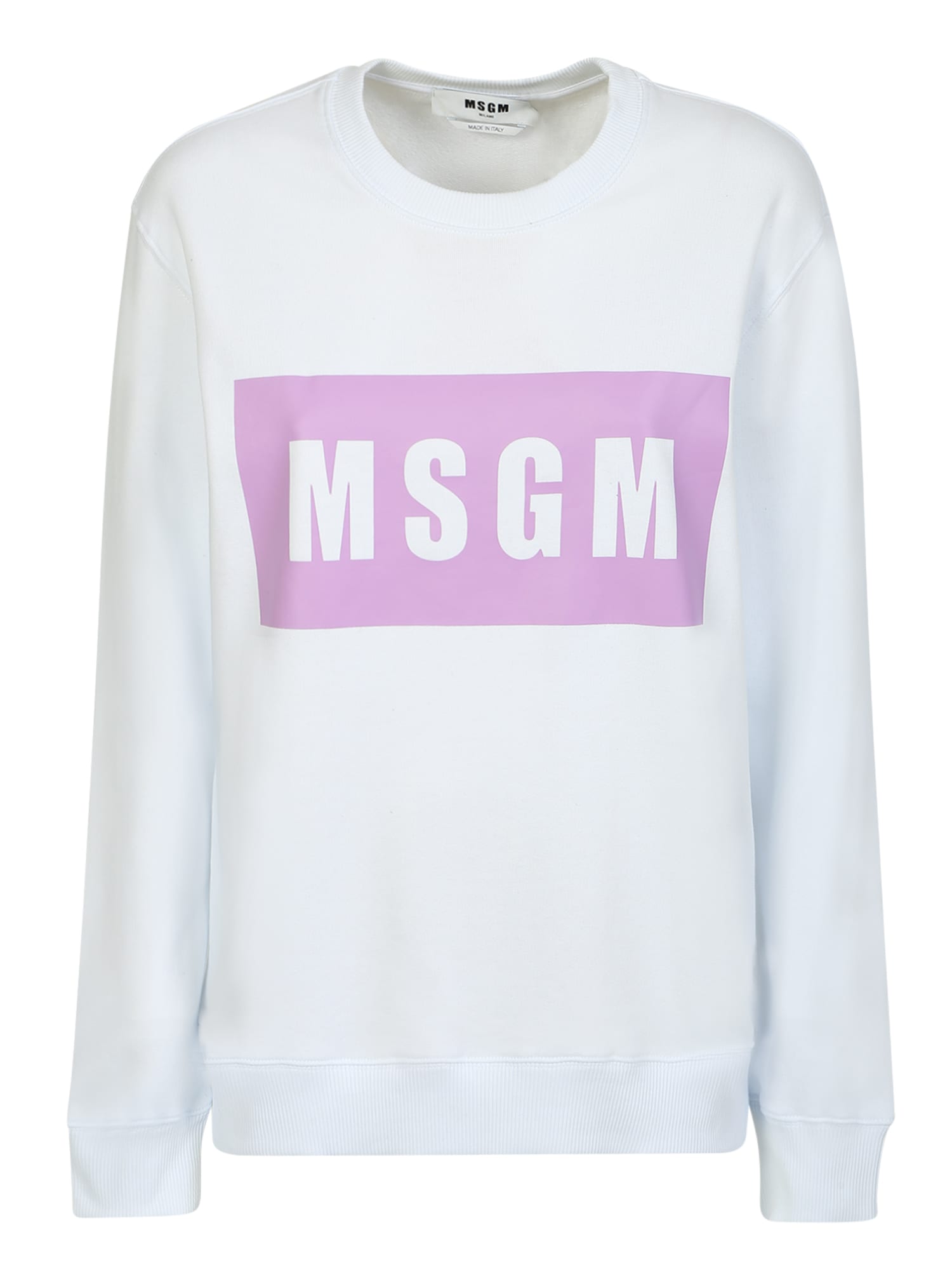 Basic Line Msgm Round Neck Sweatshirt