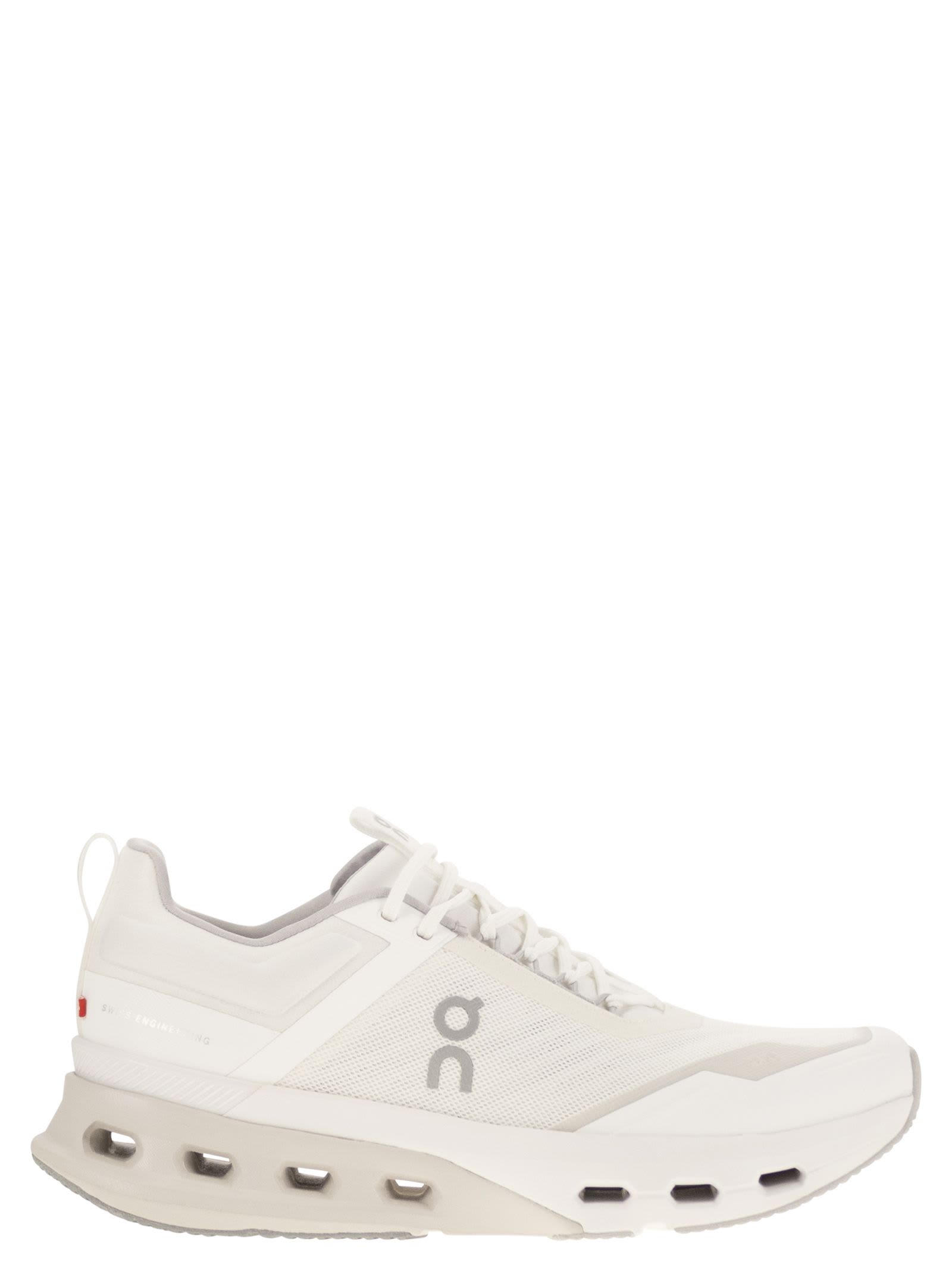 On Cloudnova X - Technical Fabric Trainers In White