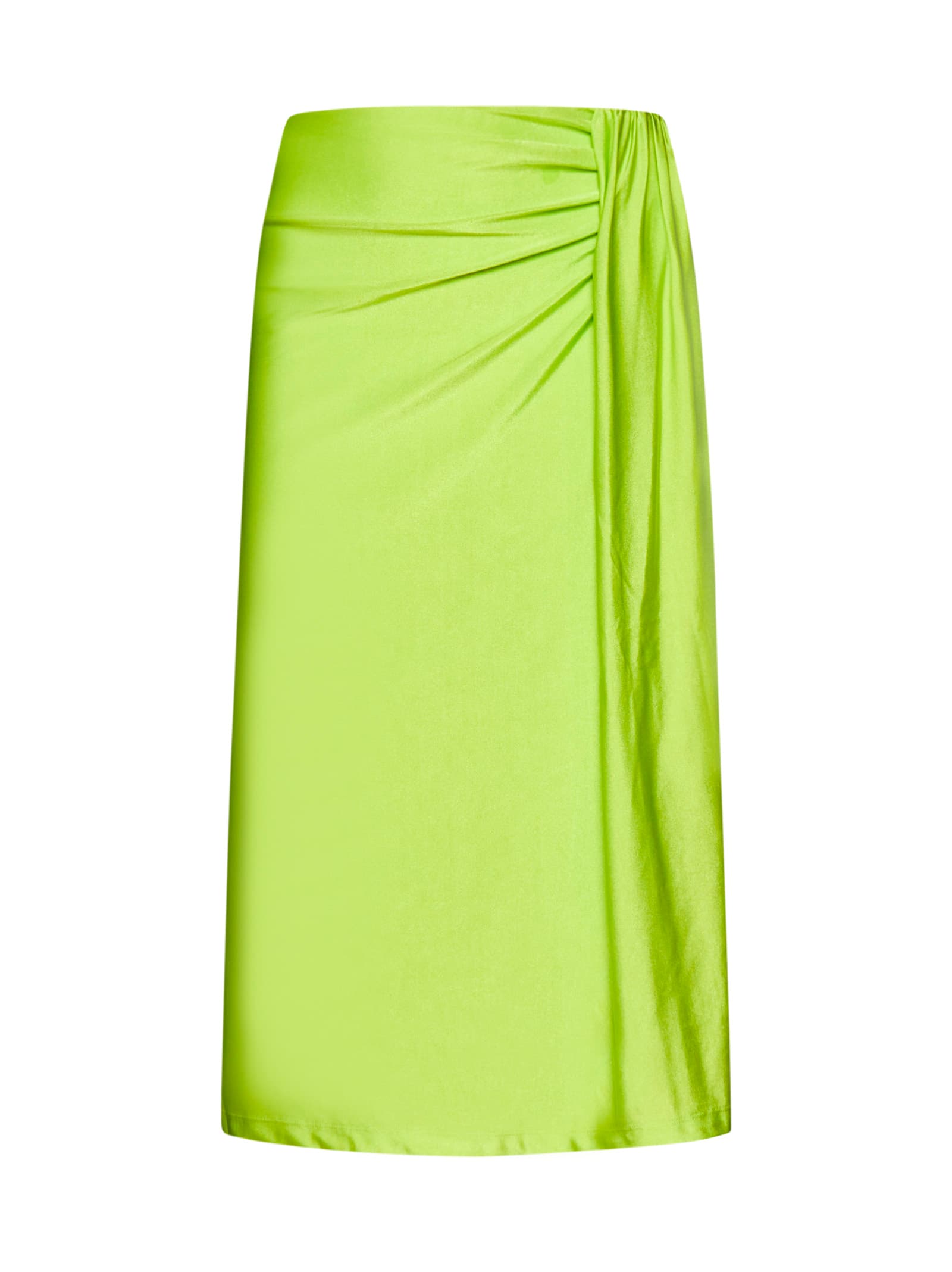 Shop Stine Goya Skirt In Acid Lime