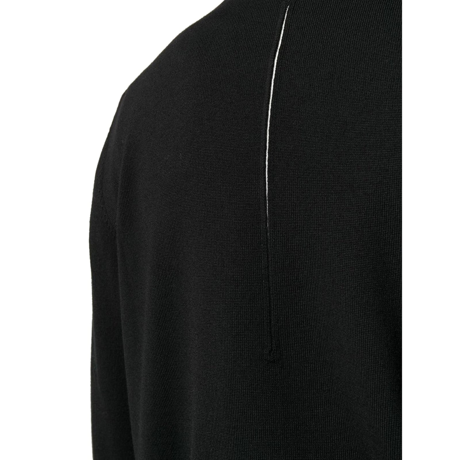 Shop Alexander Mcqueen Wool Knit Cardigan In Black