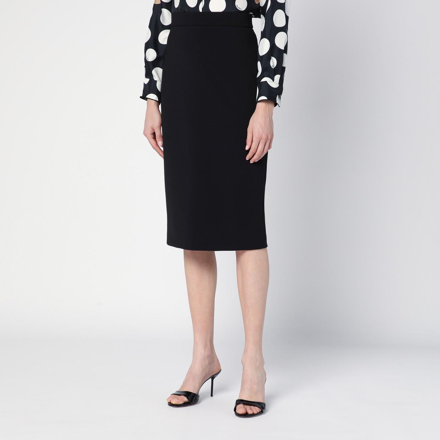 Shop Max Mara Black Midi Pencil Skirt