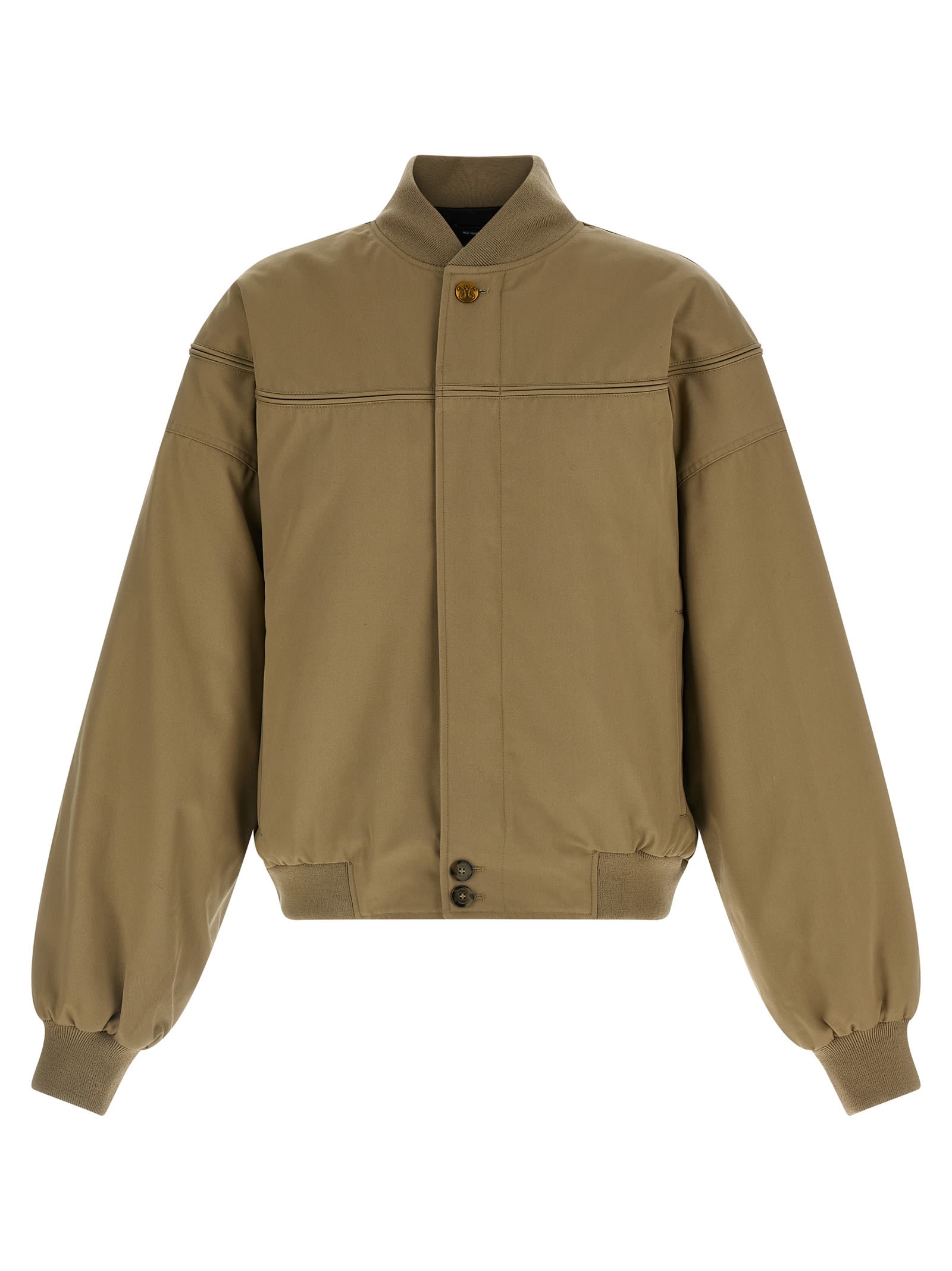 Willy Chavarria Gas Station Puffer Jackets Beige In Brown