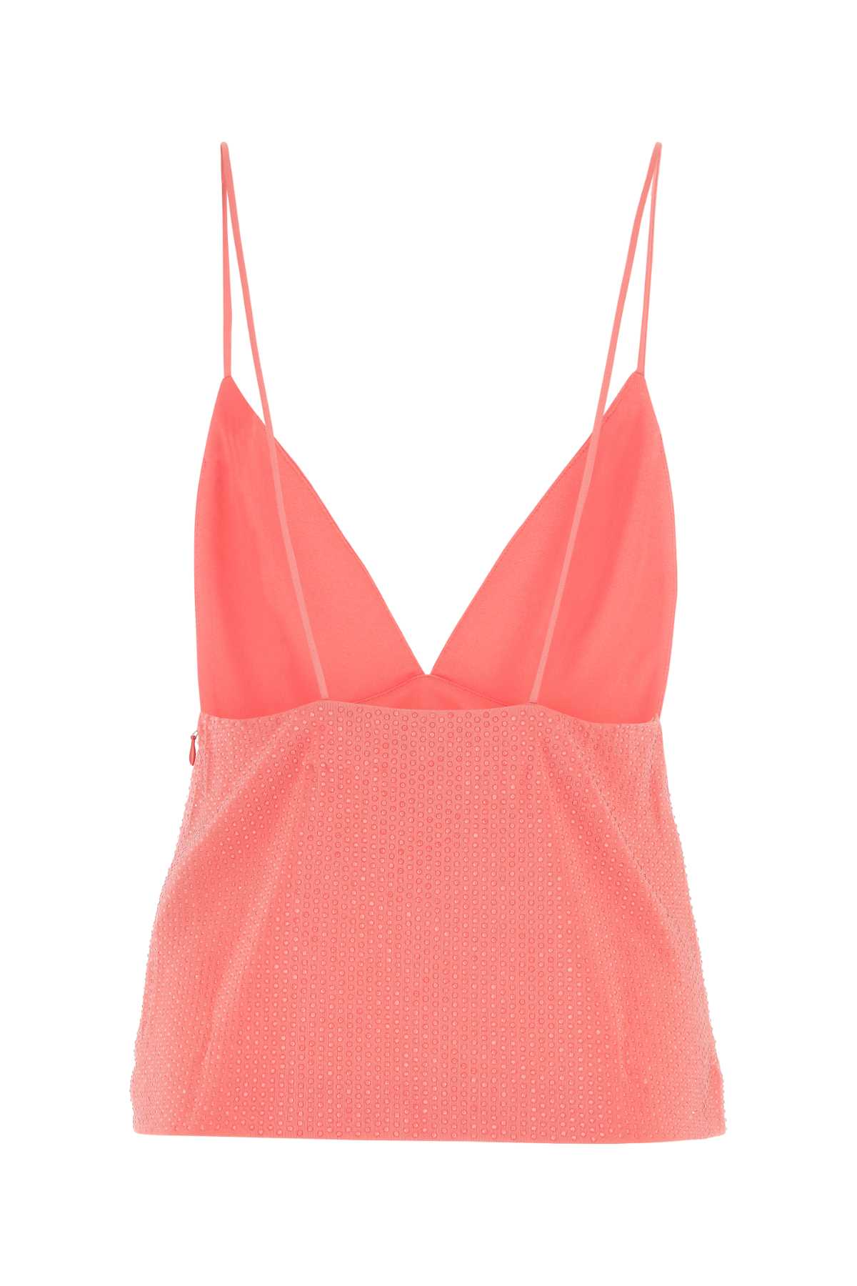 Shop Dsquared2 Salmon Viscose Top In 252