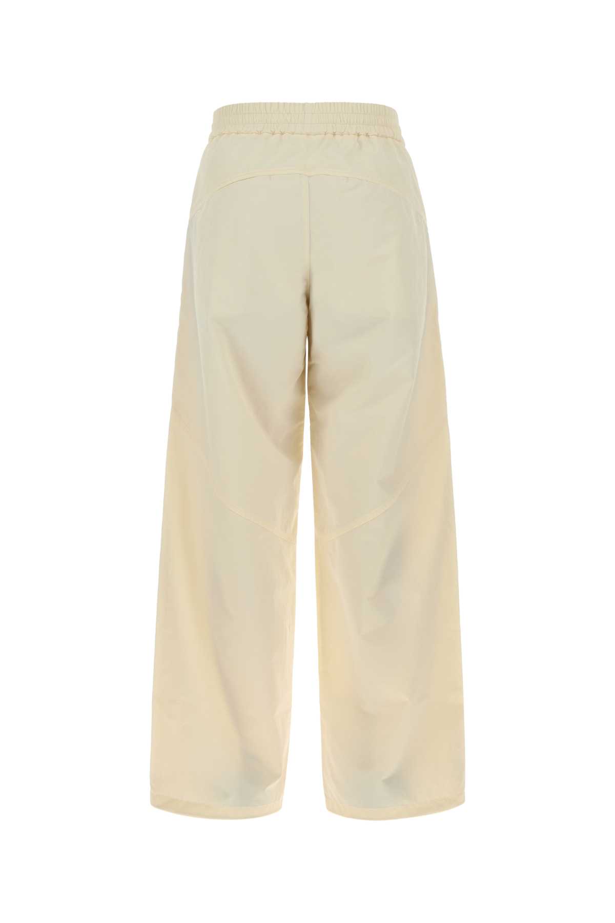 Herno Pantalone In Nylon Avorio  Donna In Pannascuro