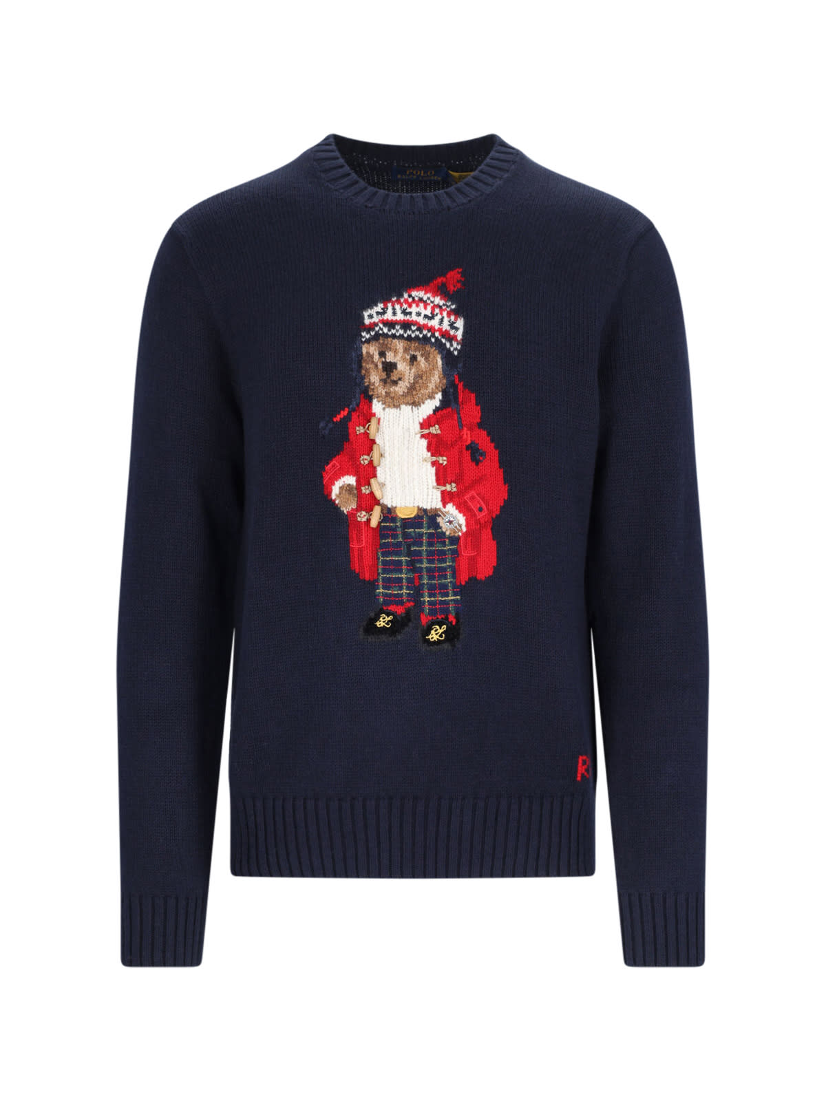 Shop Polo Ralph Lauren Polo Bear Sweater In Blue