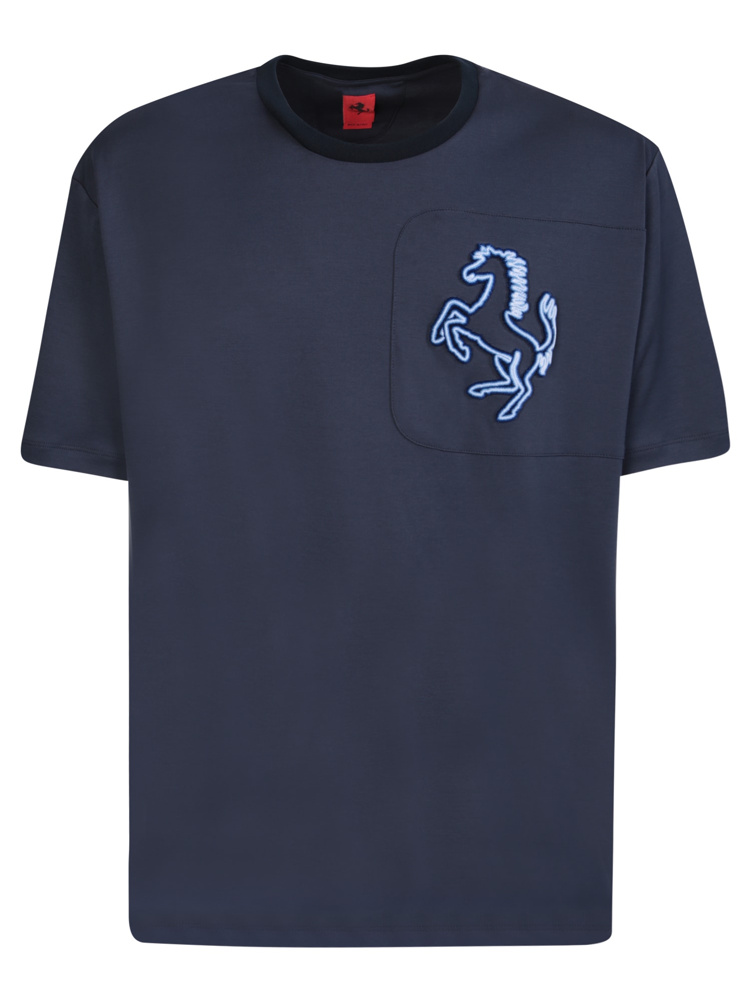 Ferrari Cotton Blue T-shirt