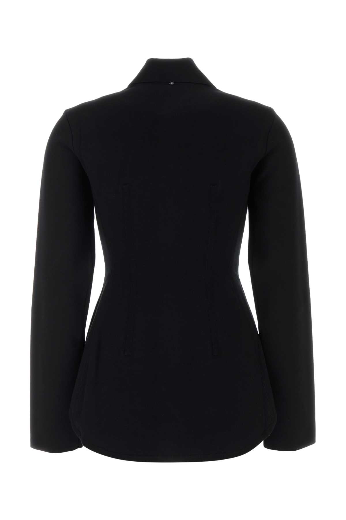 Sportmax Cardigan With Collared Design And Long Sleeves In Black