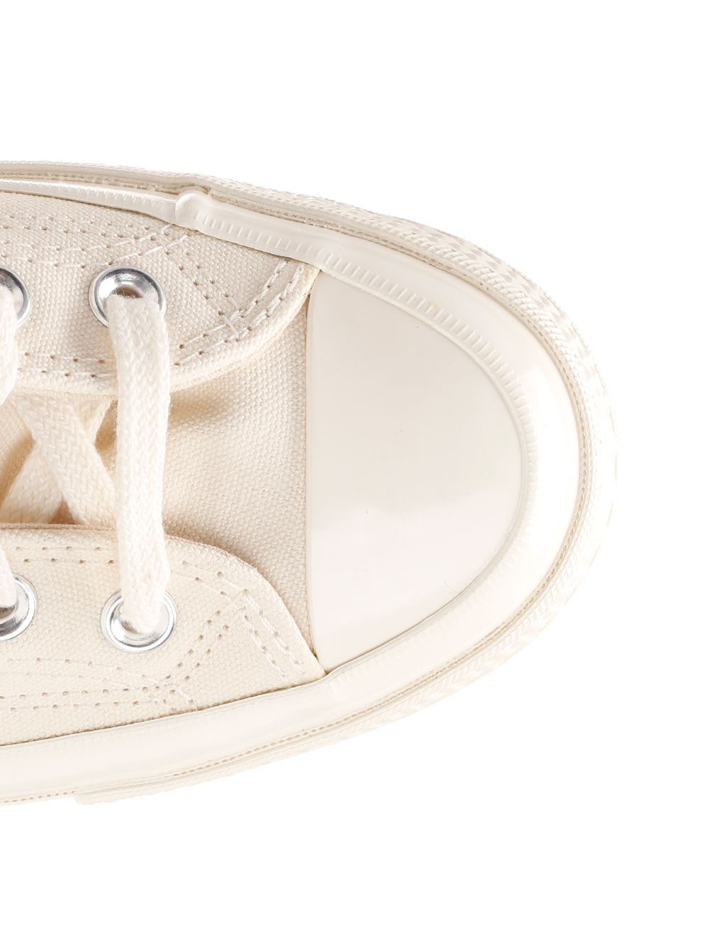 Comme Des Garçons Play Converse Chuck Taylor All Star In White