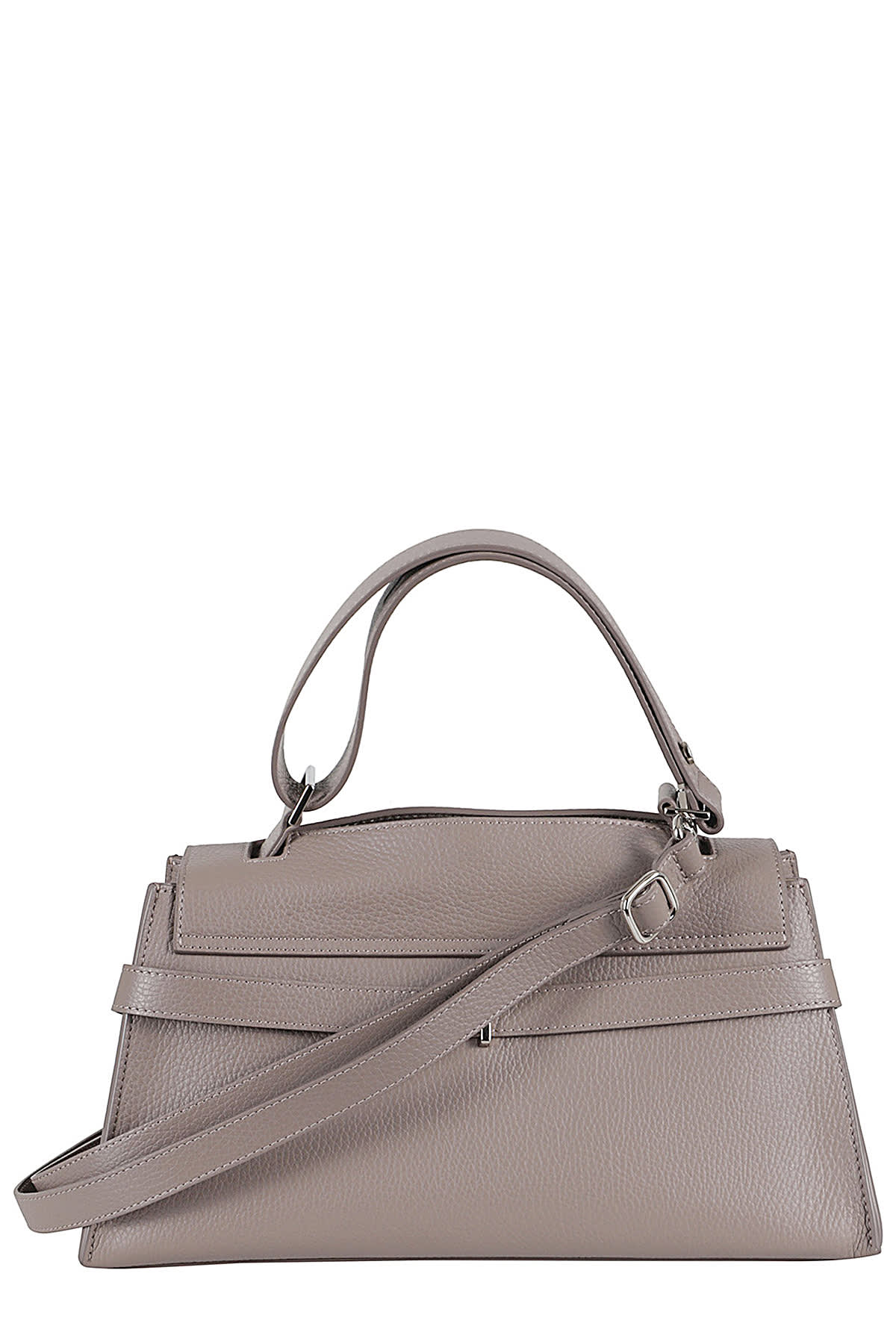 Shop Orciani Borsa Sveva Longuette Sense In Tau Taupe