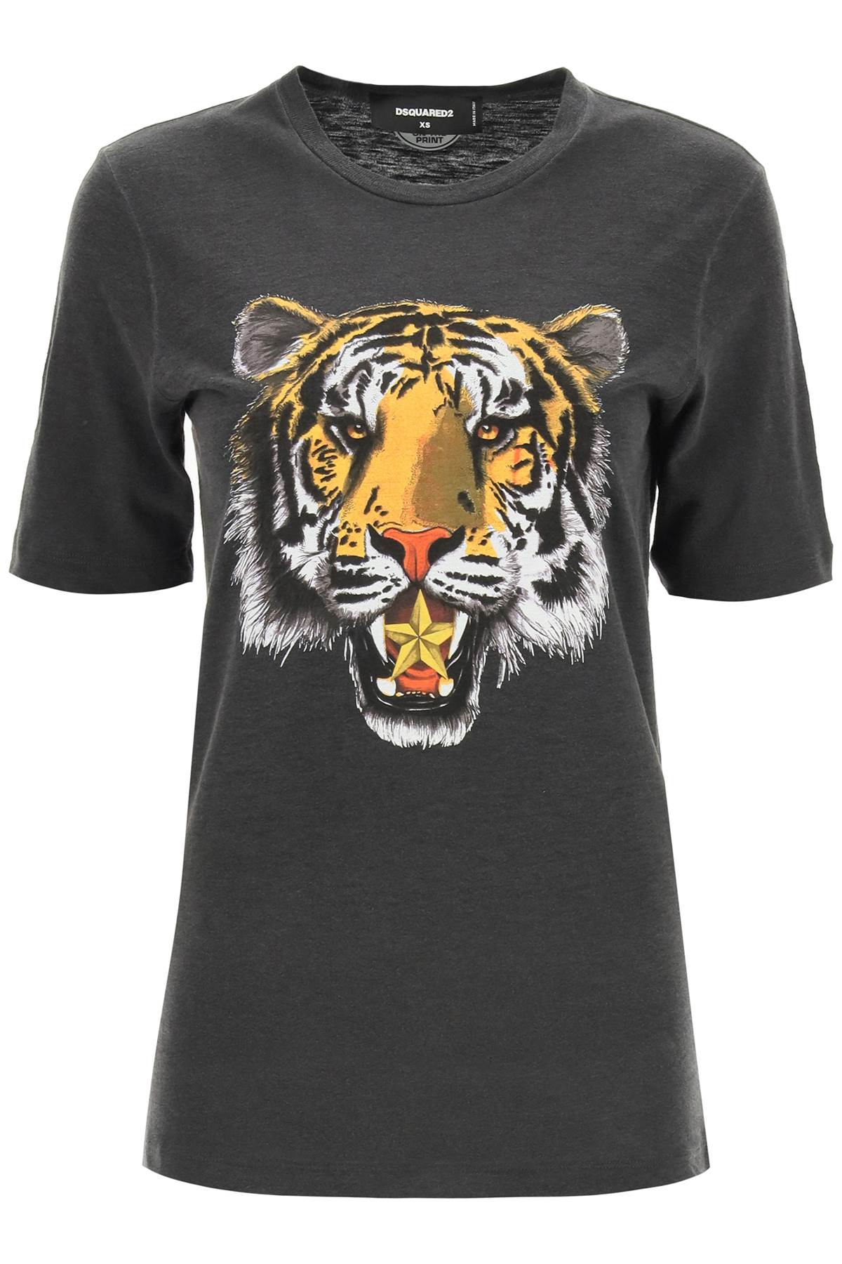 Dsquared2 Maxi Tiger Print T-shirt