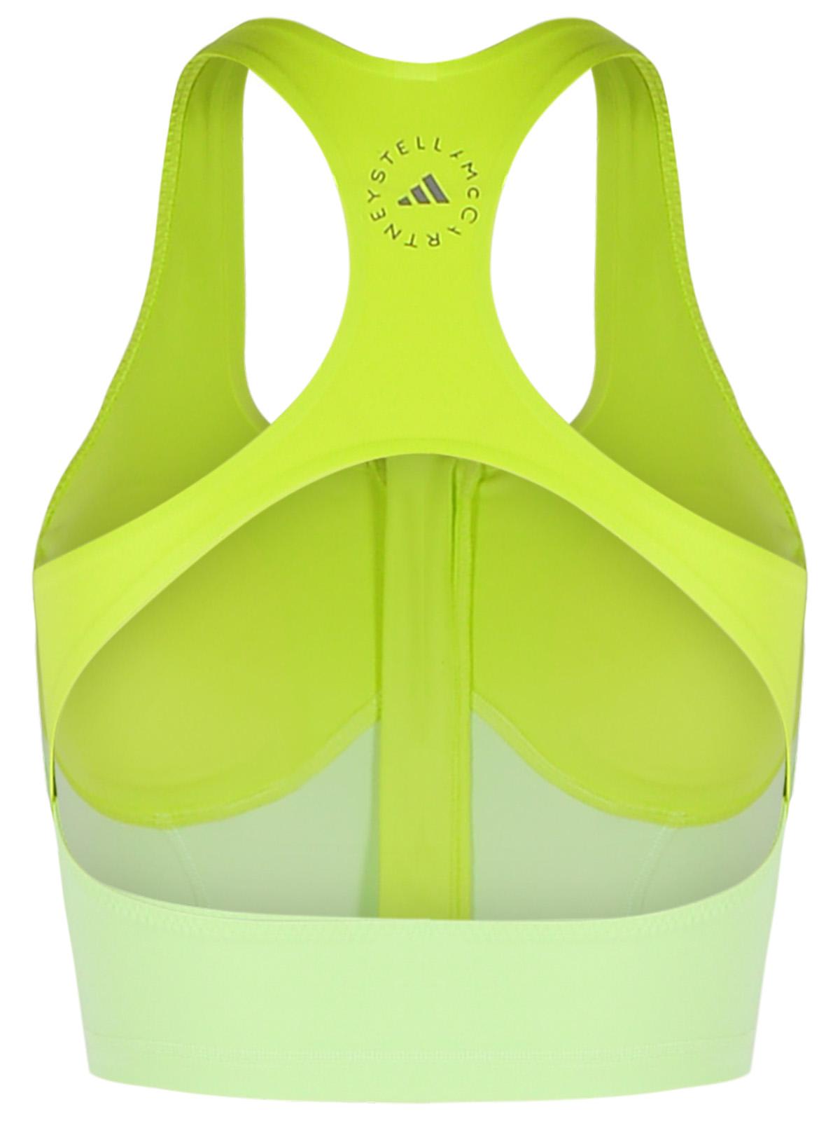 Shop Adidas By Stella Mccartney Green Polyester Top