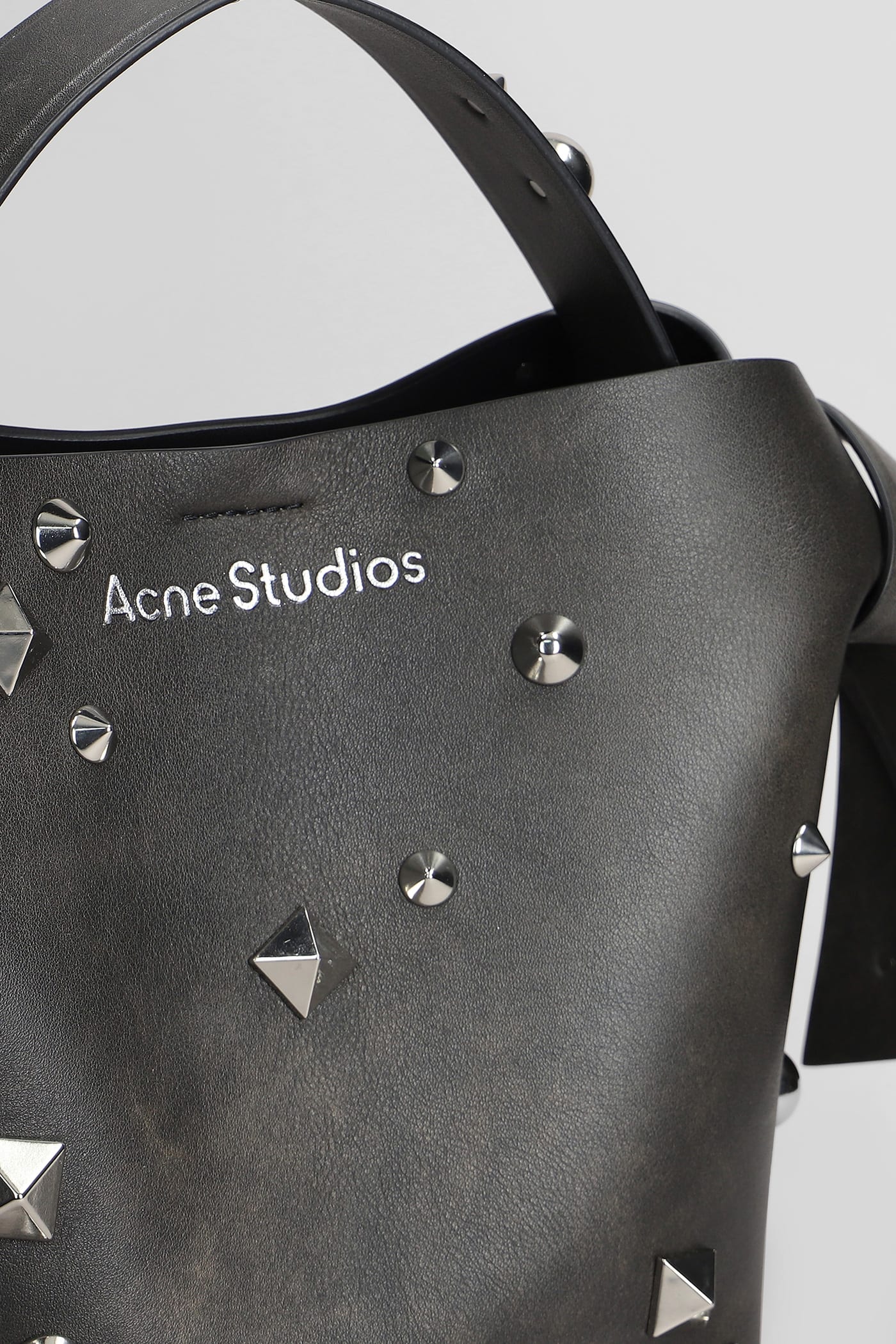 Acne Studios Musubi Shoulder Bag In Brown Leather In Brown