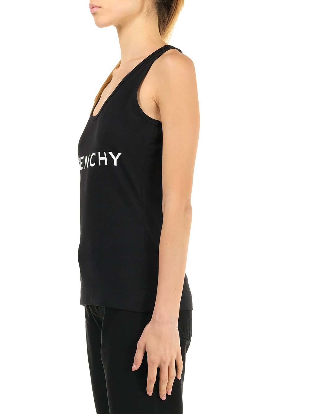 Shop Givenchy Crew-neck Halterneck Top In Black