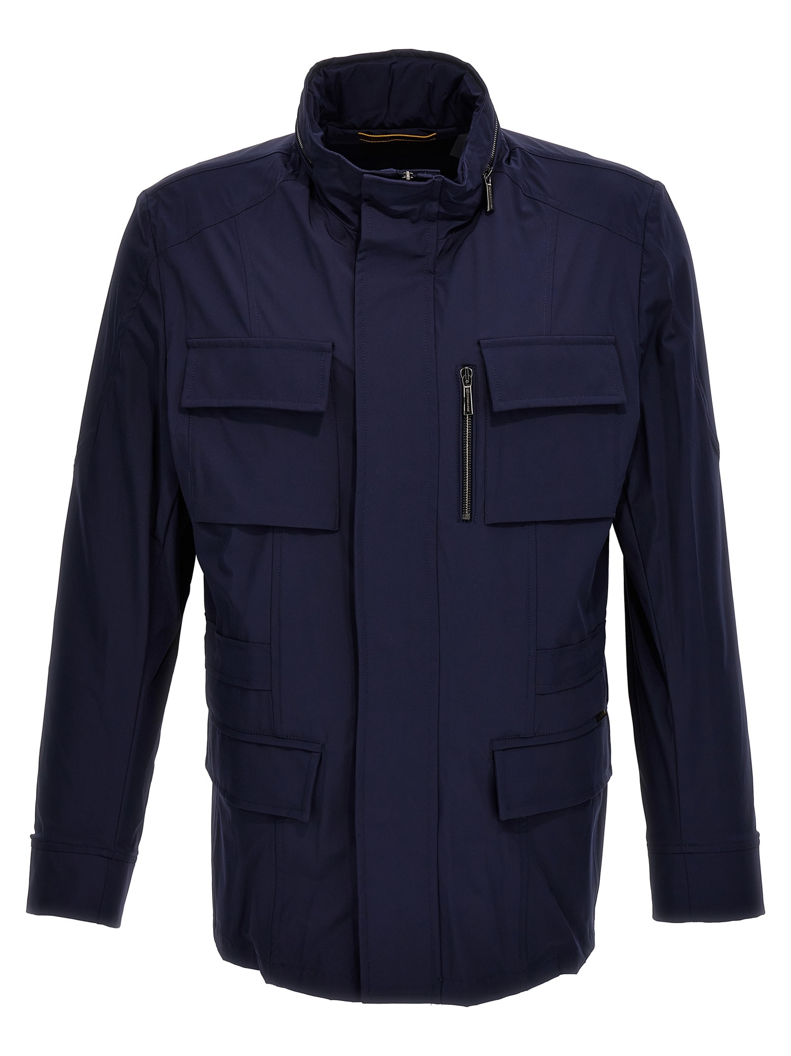 Shop Moorer Manolo-kn Jacket In Light Blue