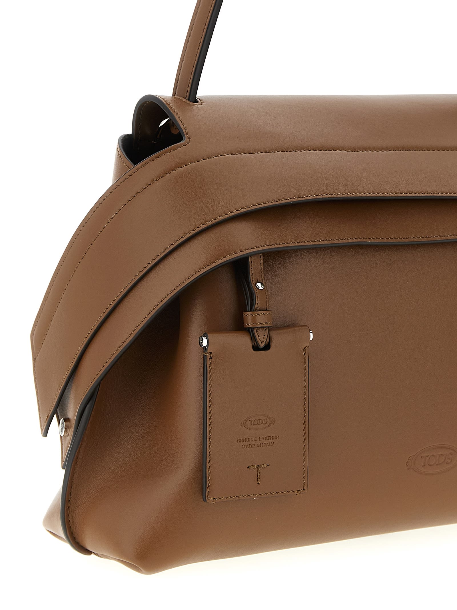 Tod's Tods Wave Medium Shoulder Bag In Brown