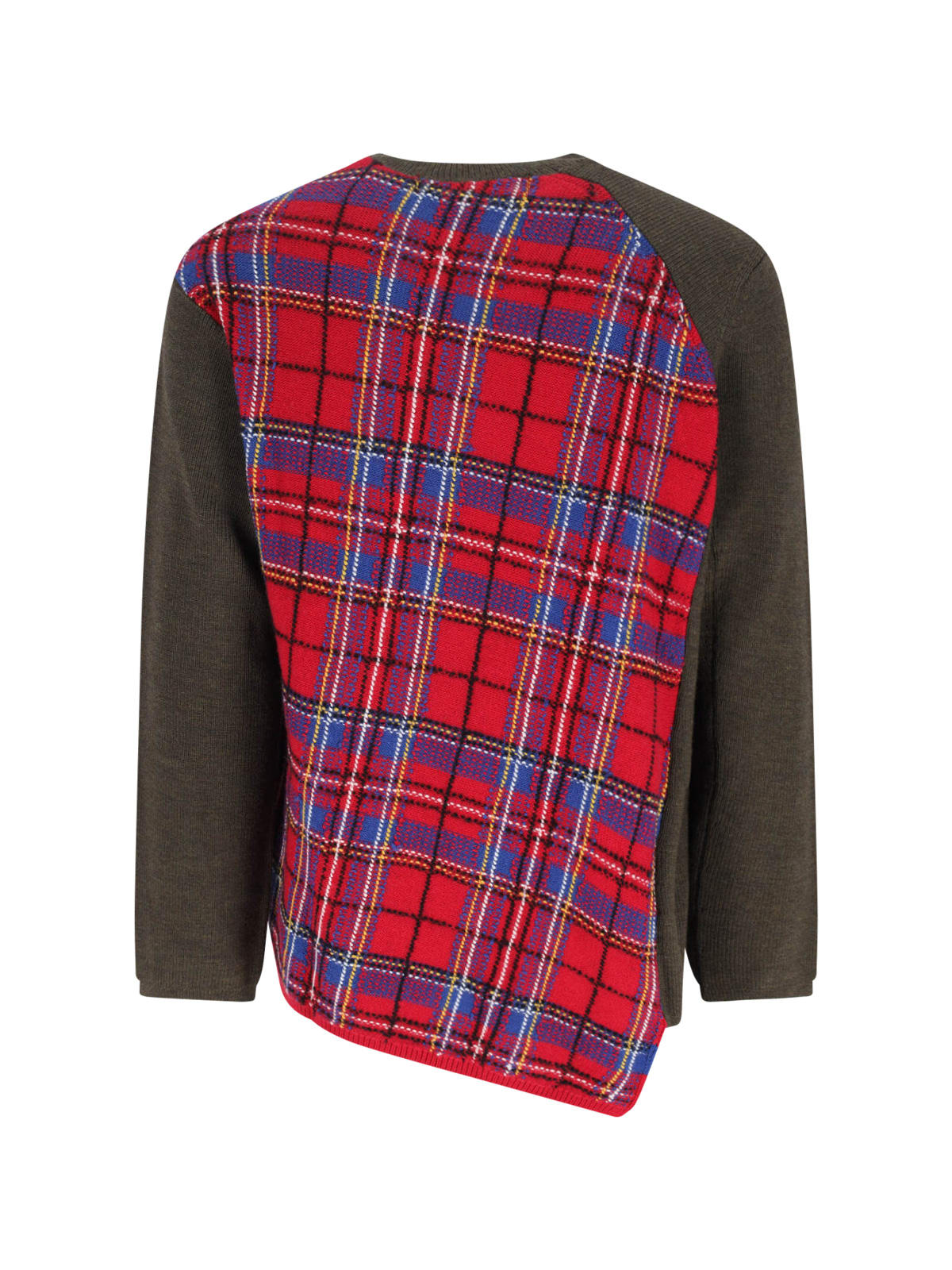 Comme Des Garçons Homme Deux Wool Sweater In Green