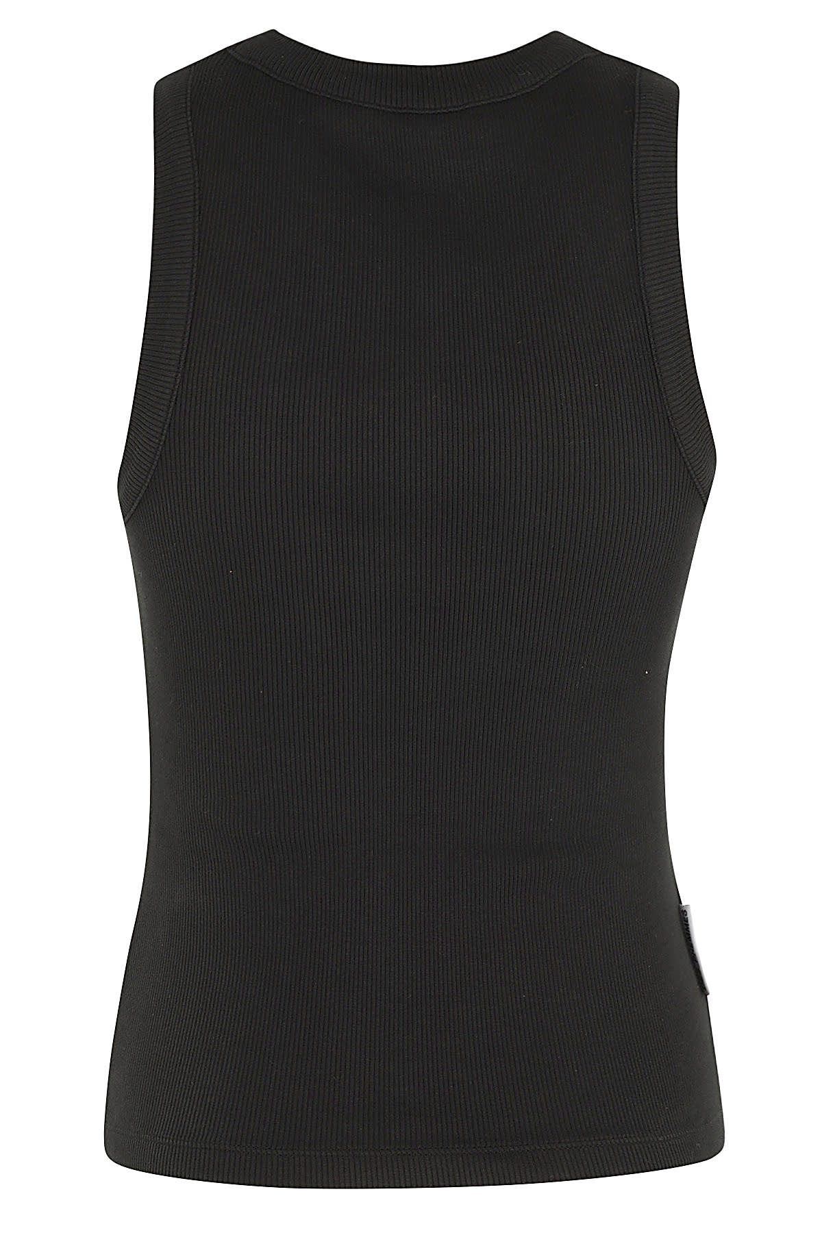 Shop Des Phemmes Cold Dye Tank Top In Black