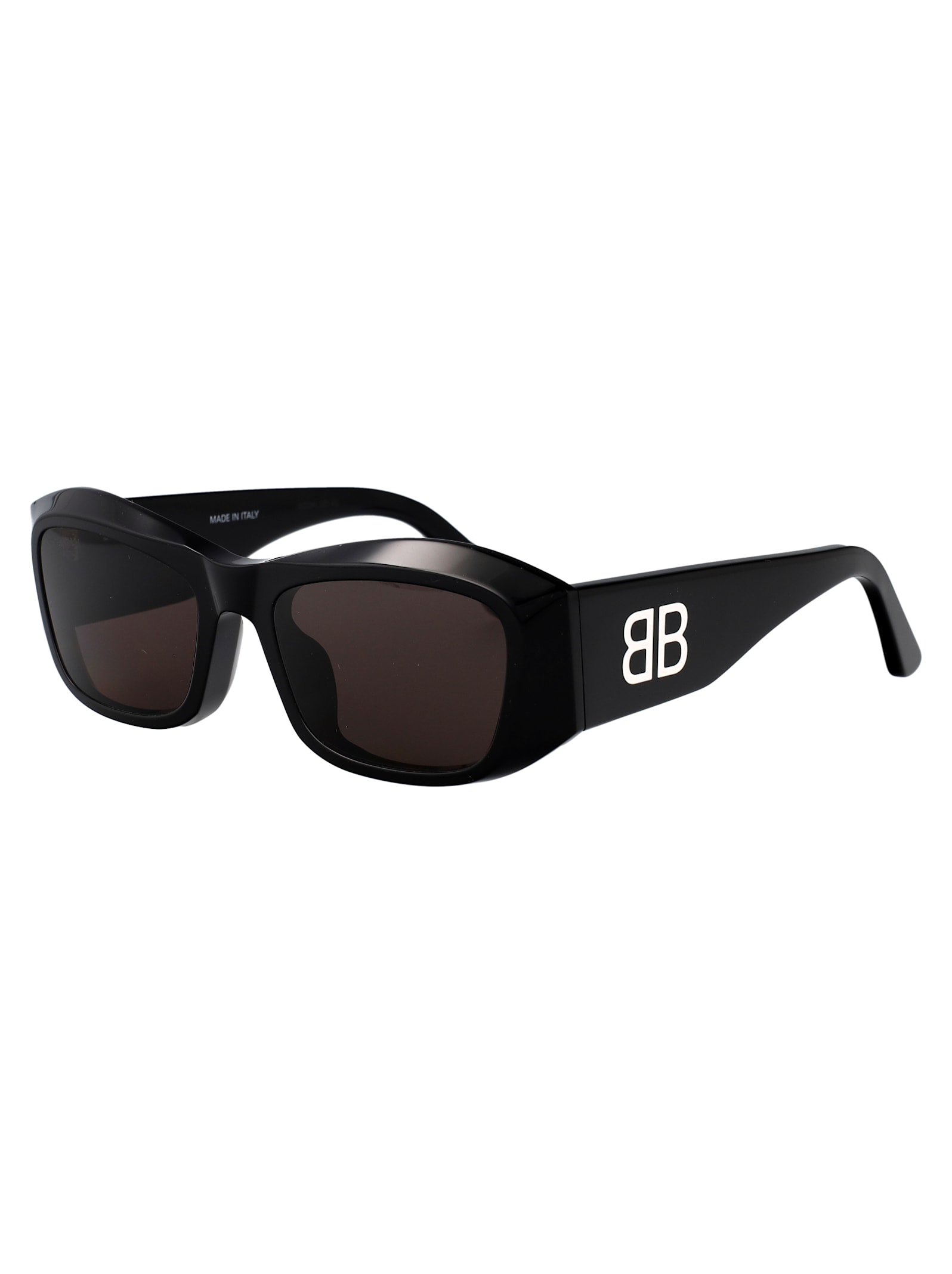 Balenciaga Bb0397sa Sunglasses In Black-black-grey