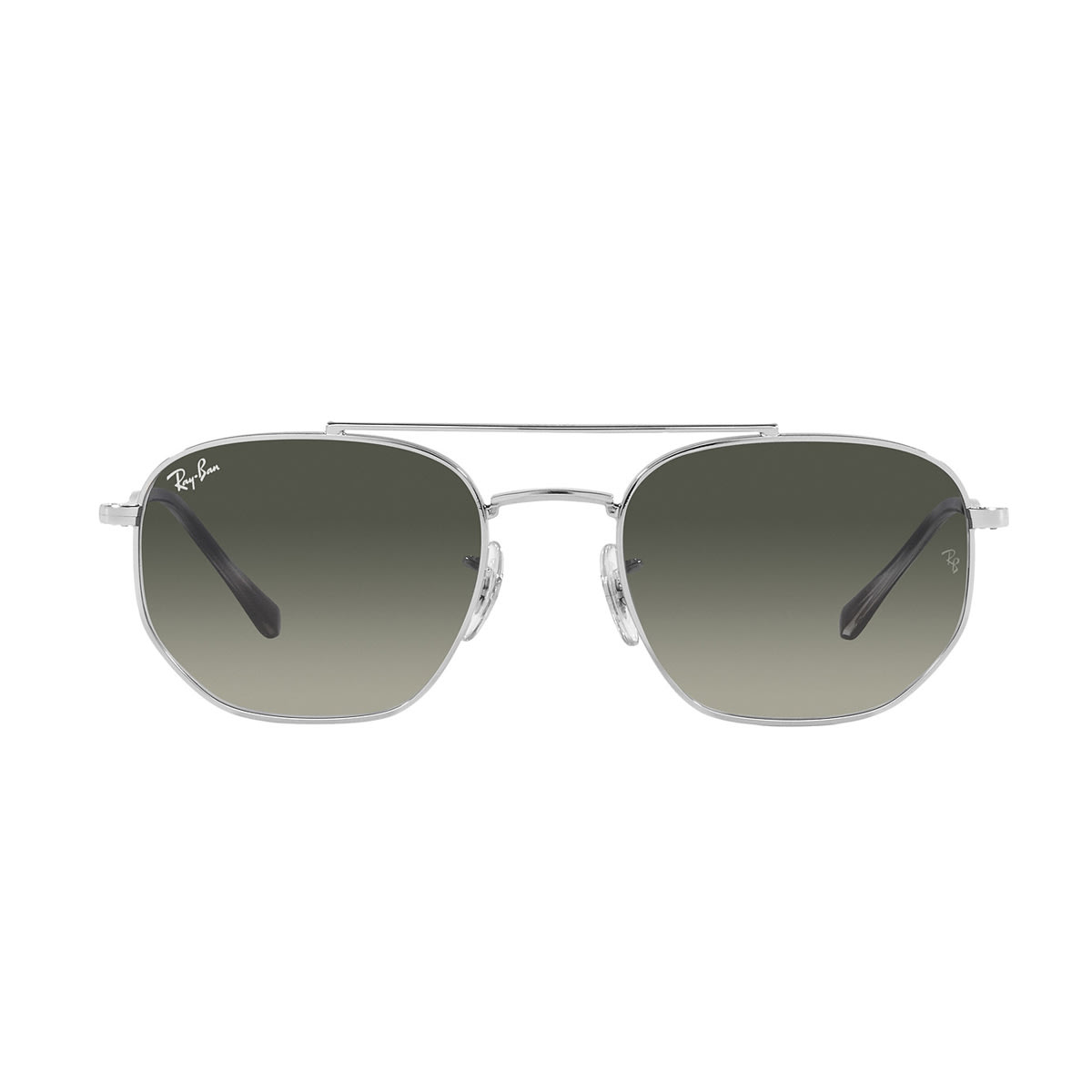 Shop Ray Ban Rb3707 Sunglasses In Argento