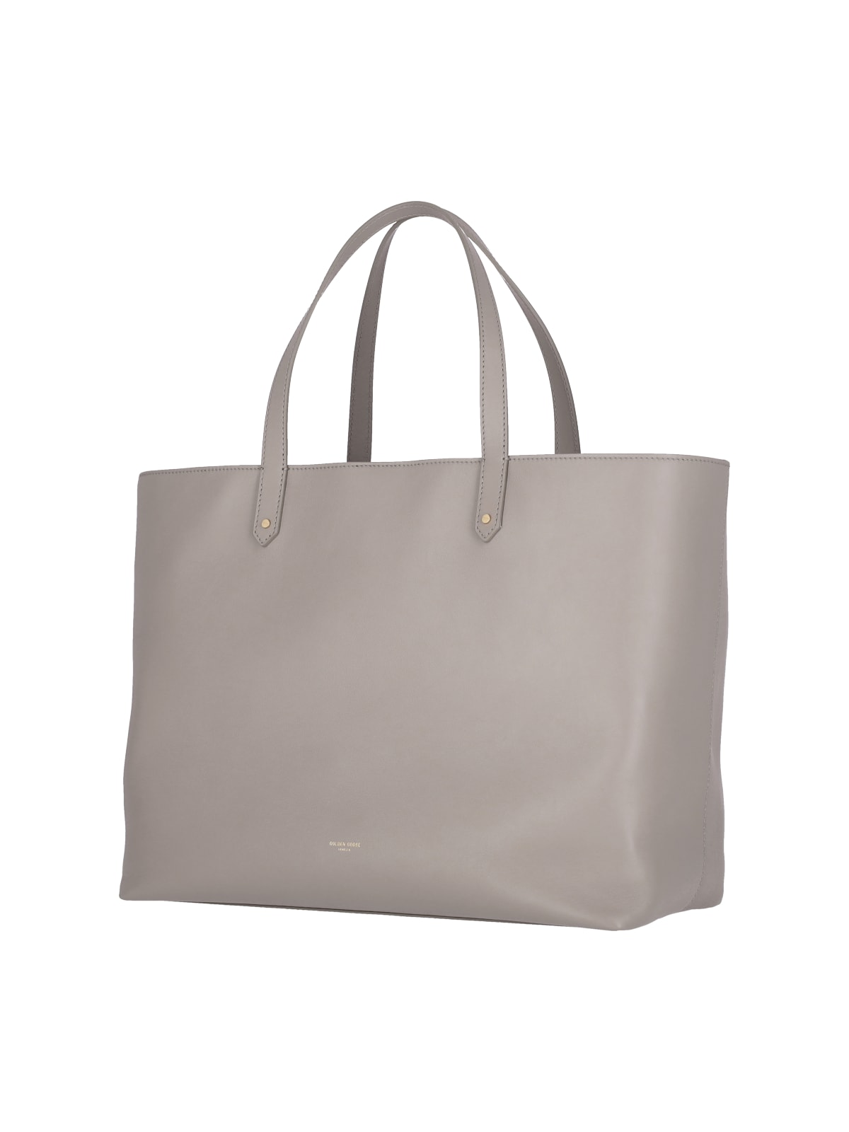 Golden Goose Logo Tote Bag In Taupe