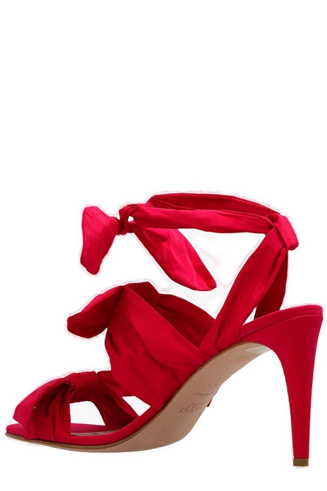 Red Valentino Knot Me Up Sandal In Magenta