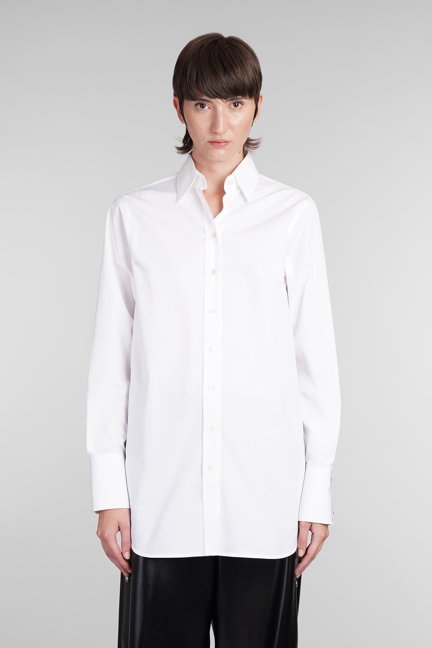 Shop Stella Mccartney Shirt In White Cotton