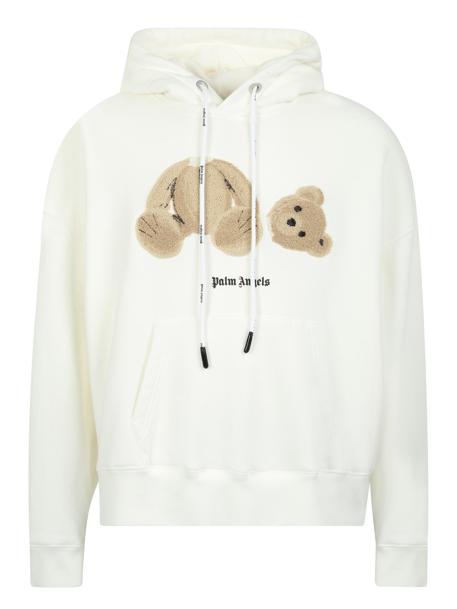 Palm Angels Sweatshirt With Characteristic Bear Print Featuring A Comfortable Fit That Embraces The Casual