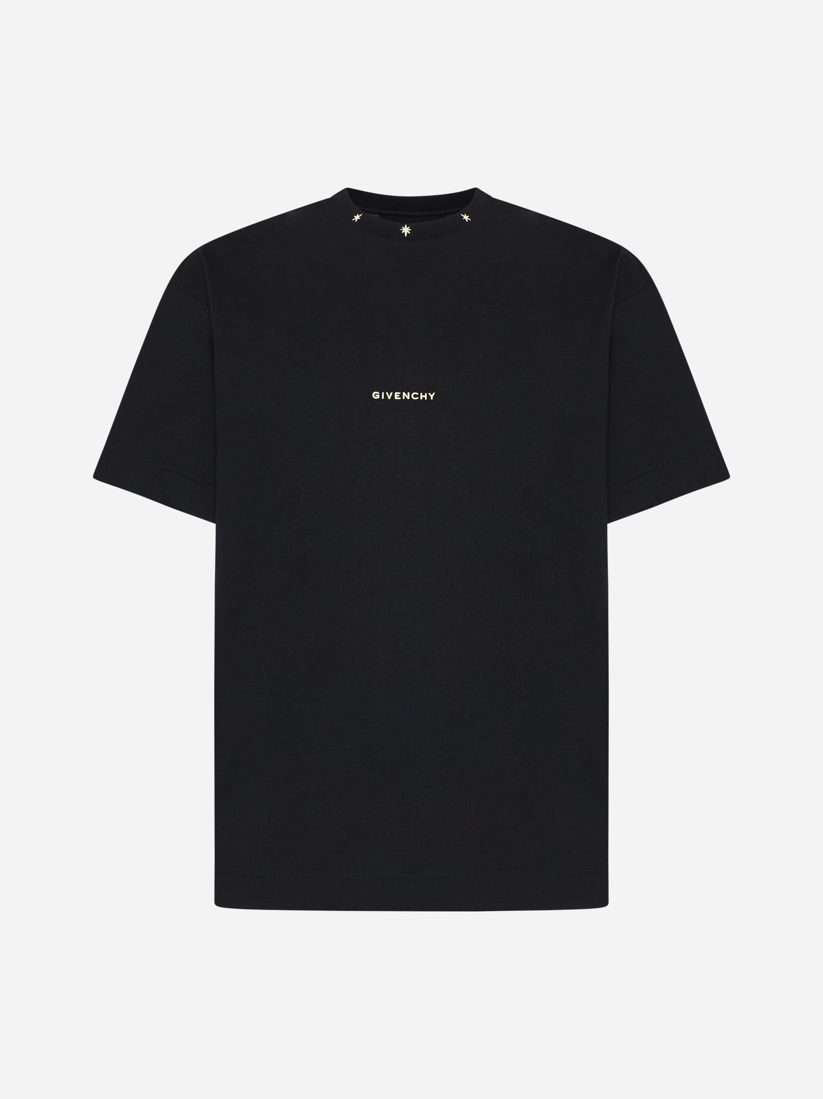 Embroidery And Logo Cotton T-shirt