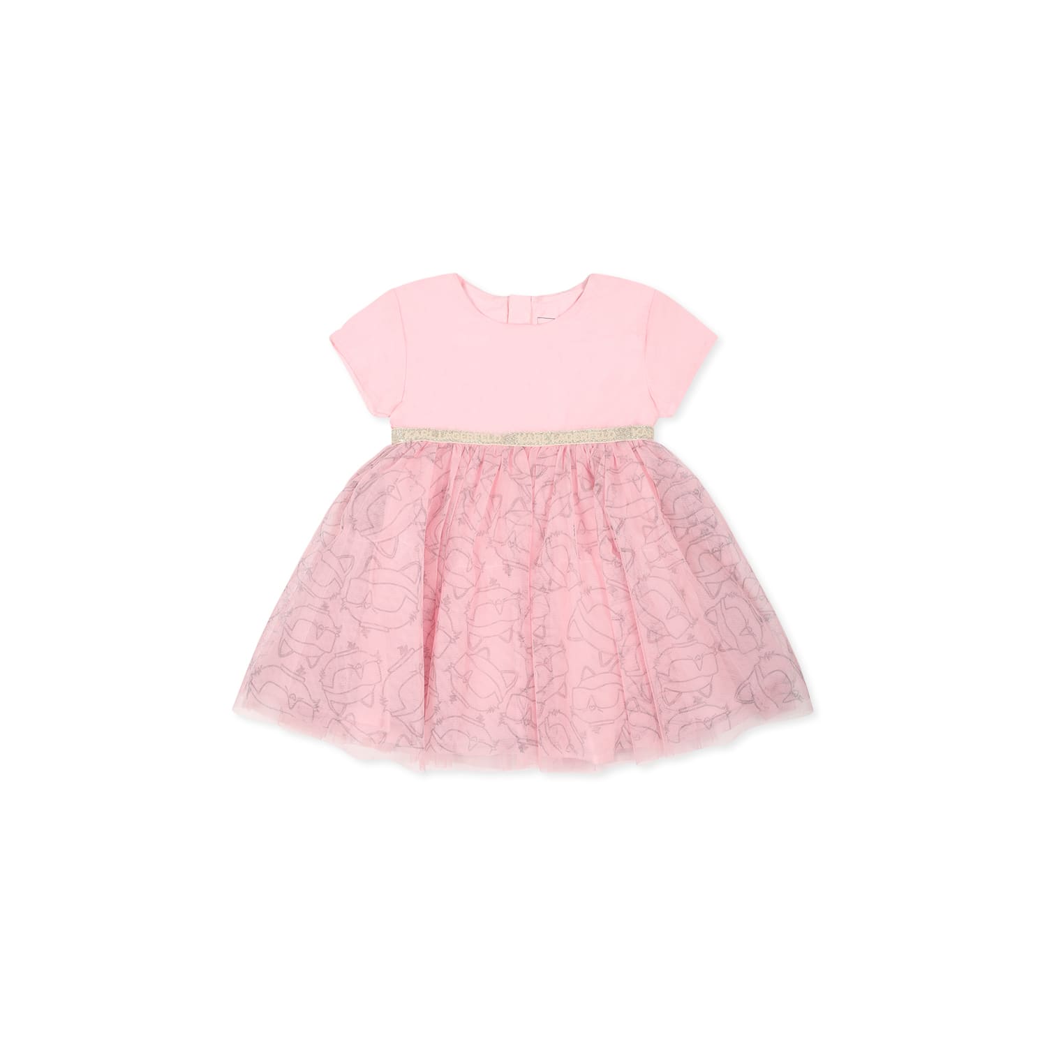 Karl Lagerfeld Pink Dress For Bbay Girl With Choupette In Pink