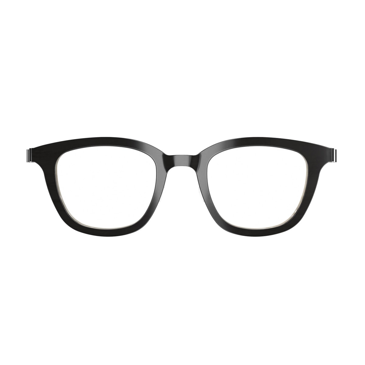 Buffalo Horn 1862 H26 10 Nero Marrone Silver Glasses