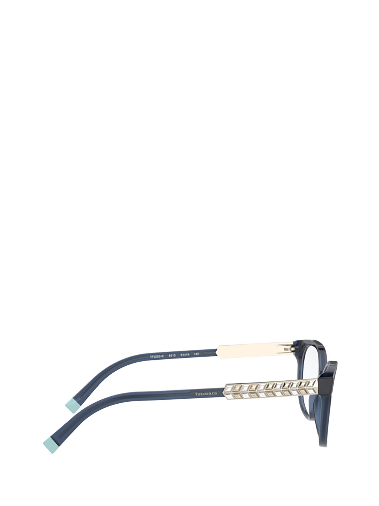 Shop Tiffany &amp; Co. Tf2203b Opal Blue Glasses