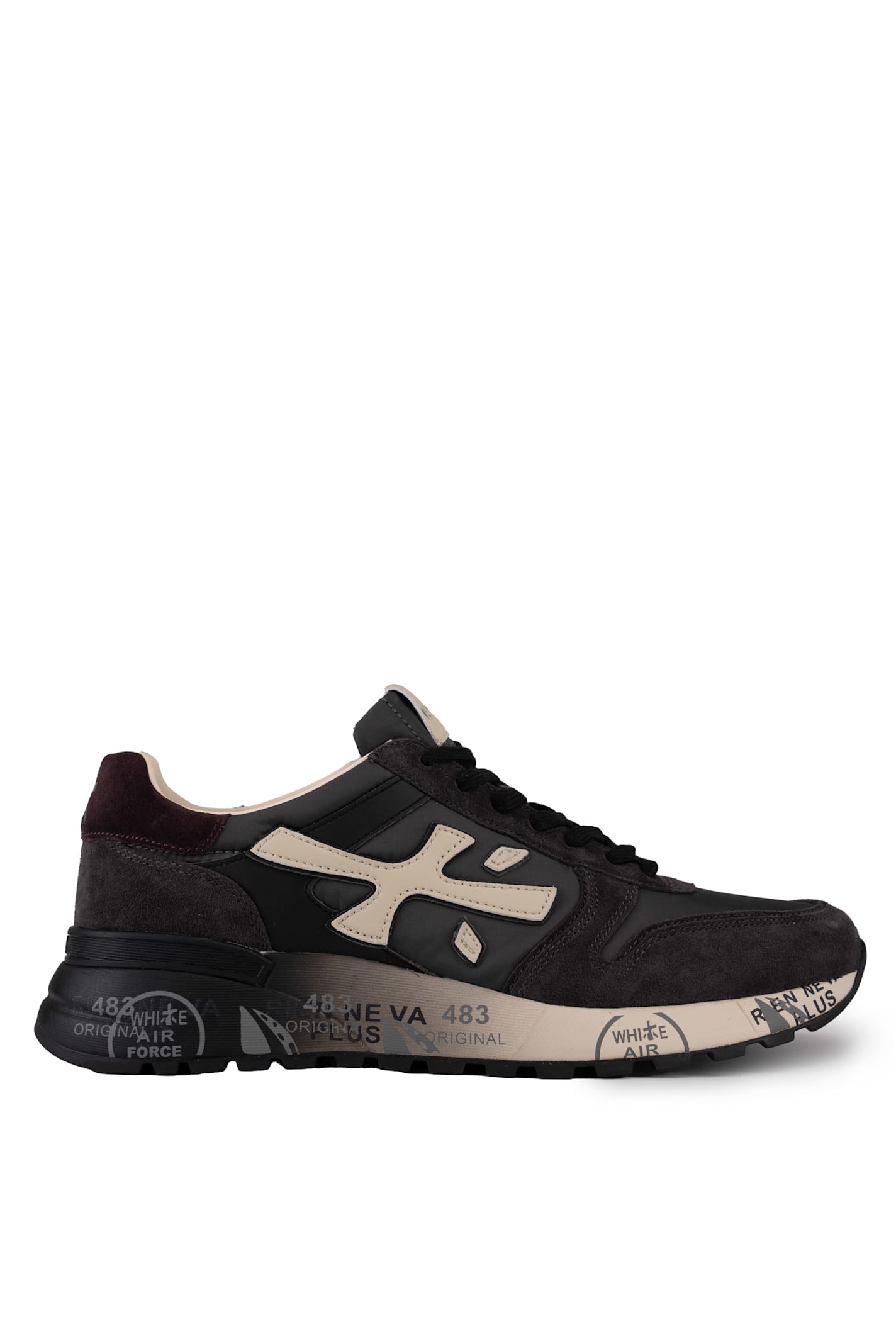 PREMIATA MICK 6872 SNEAKERS IN SUEDE AND FABRIC 