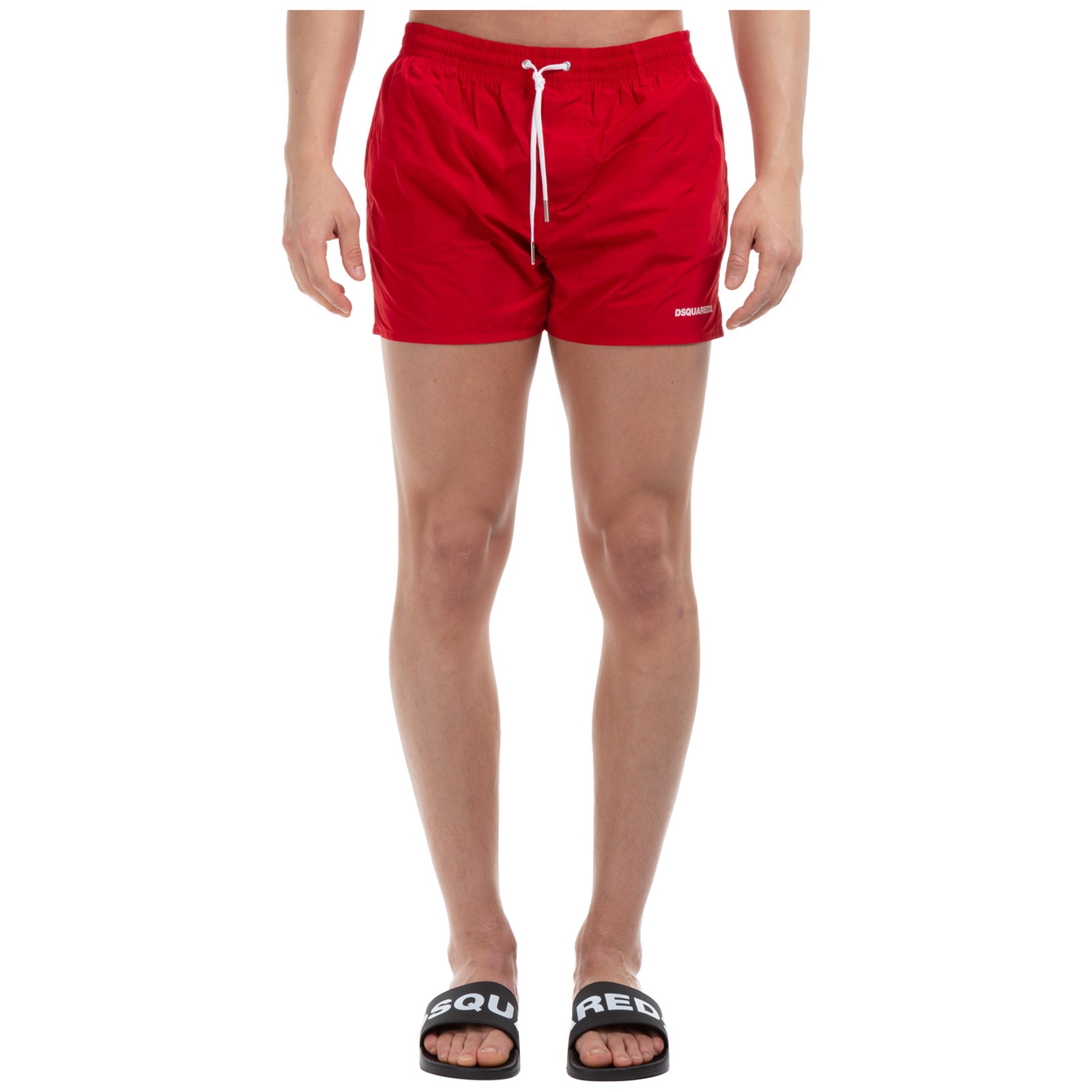 Dsquared2 Sex Education Swimming Trunks In Rosso
