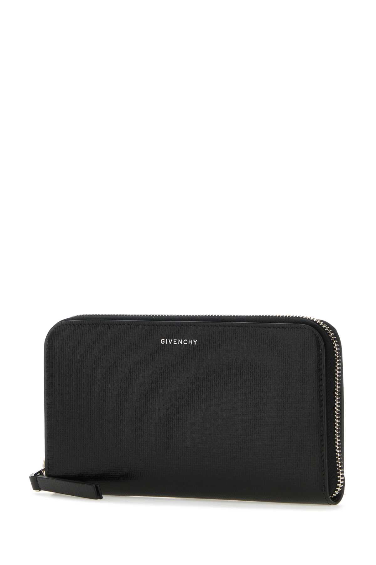 Shop Givenchy Black Leather Wallet
