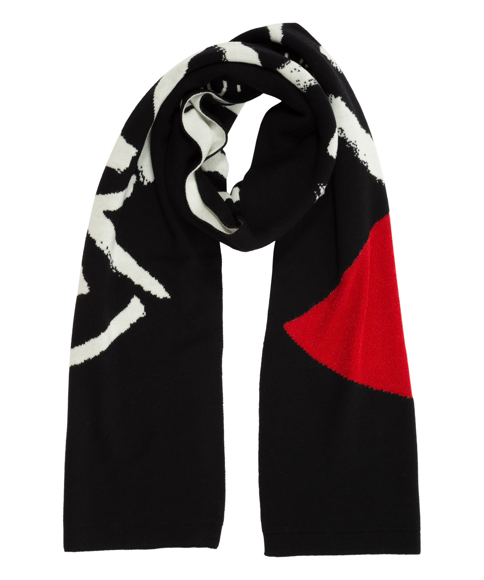 Boutique Moschino Viscose Wool Scarf