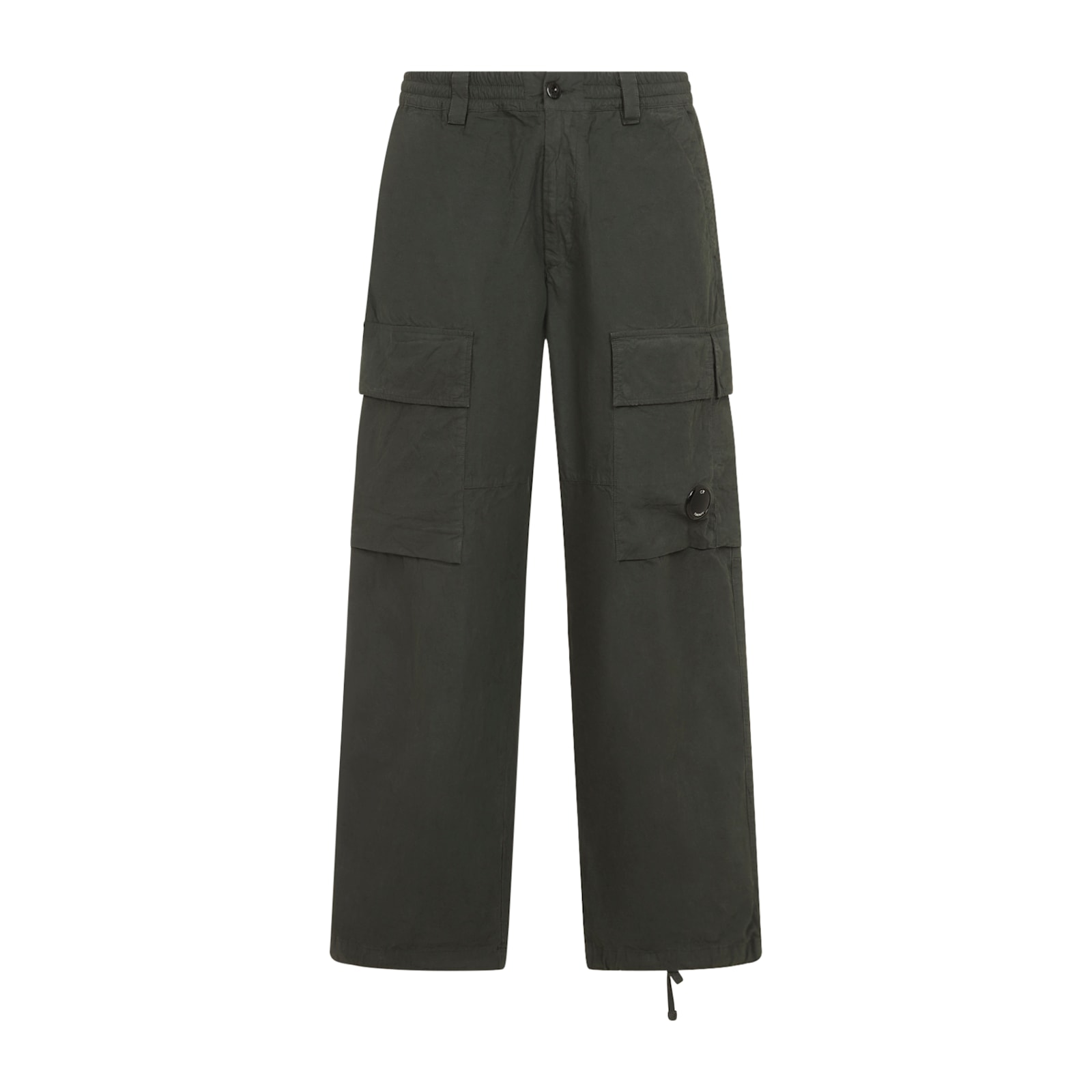 C.p. Company Utility Trousers Featuring Cargo Pockets In Gray