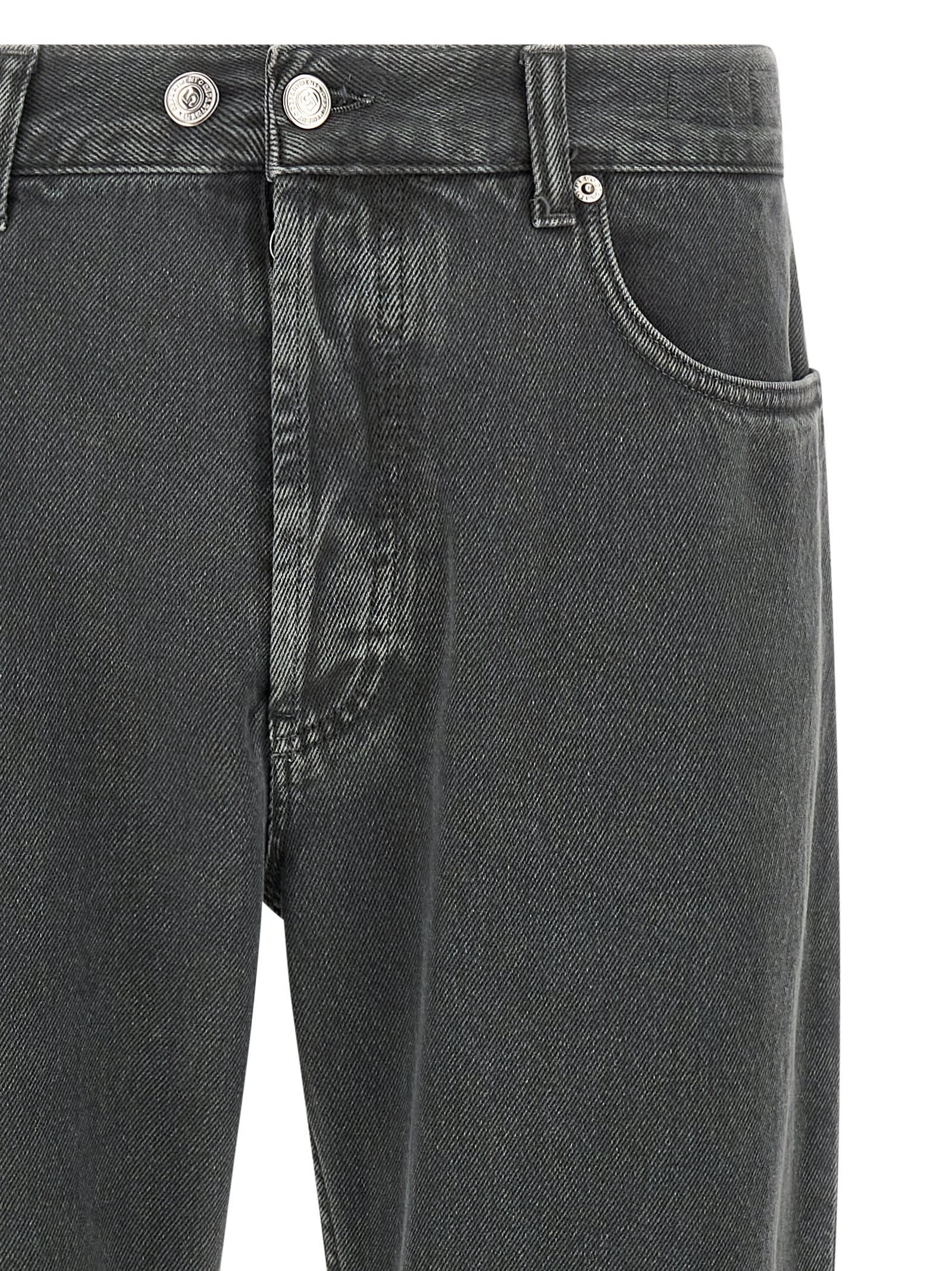 Department Five Musso Logo-patch Jeans In Gray
