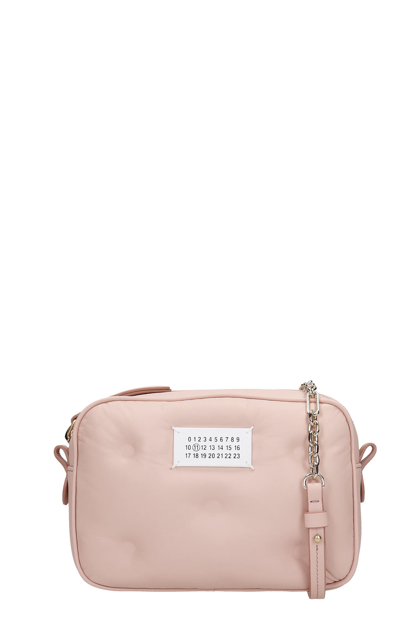 Maison Margiela Shoulder Bag In Rose-pink Leather
