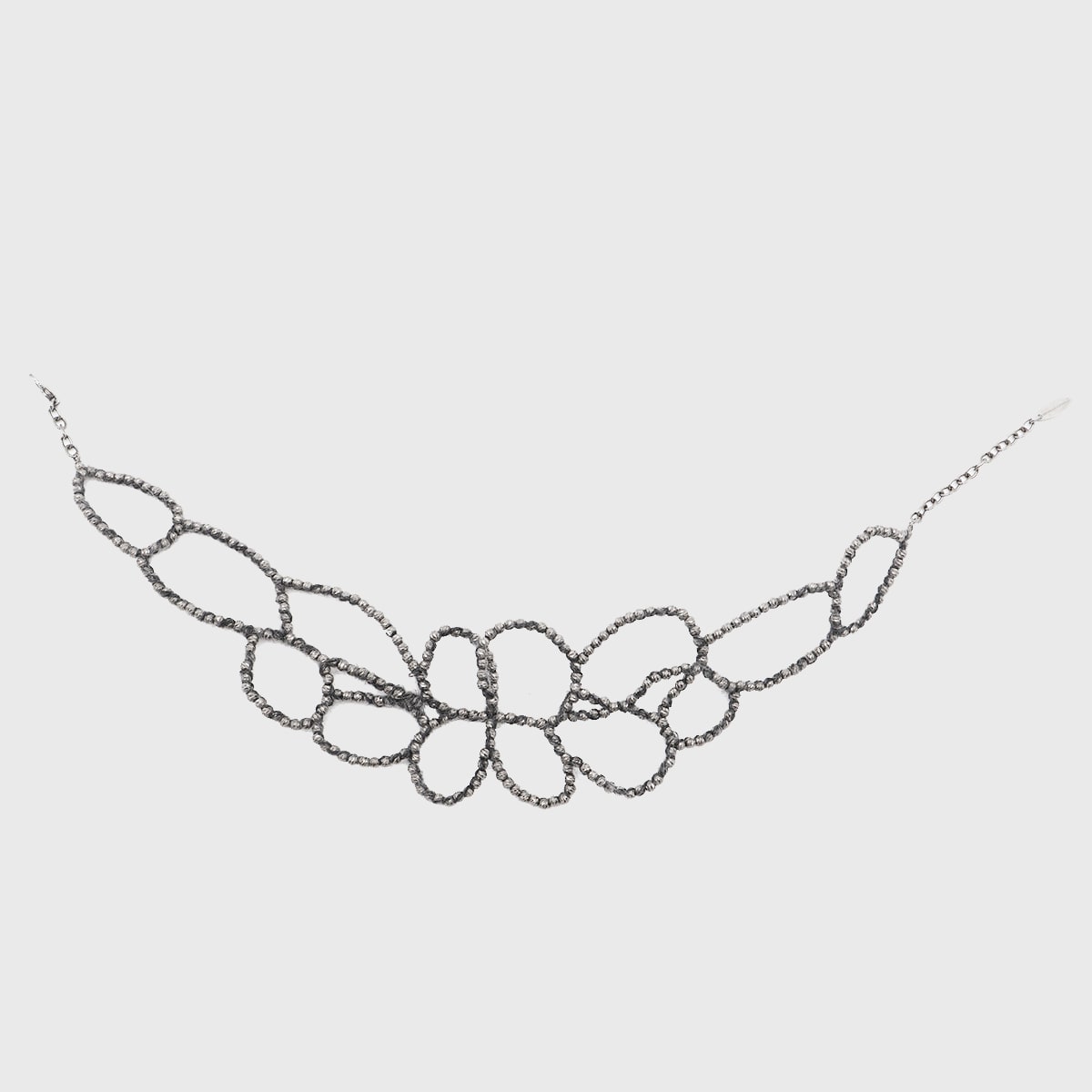 Shop Brunello Cucinelli Silver Tone Necklace