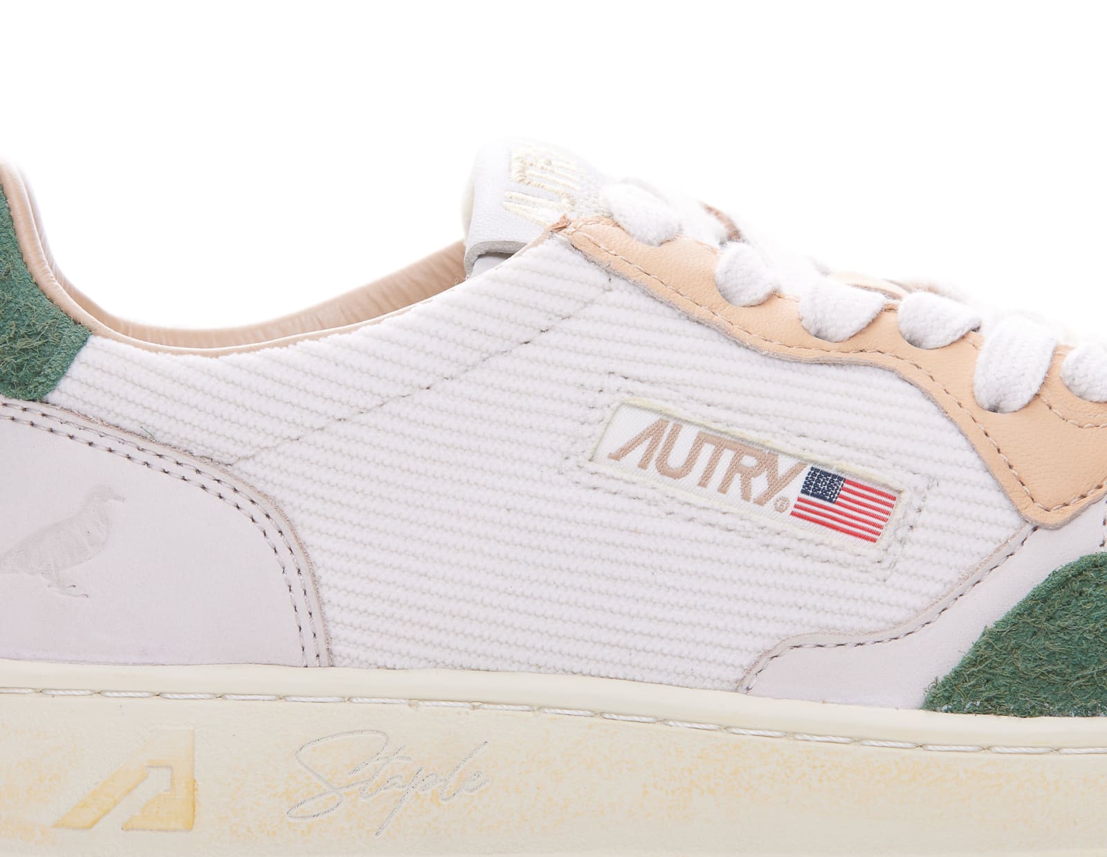 Shop Autry Medalist Super Vintage Sneakers In White