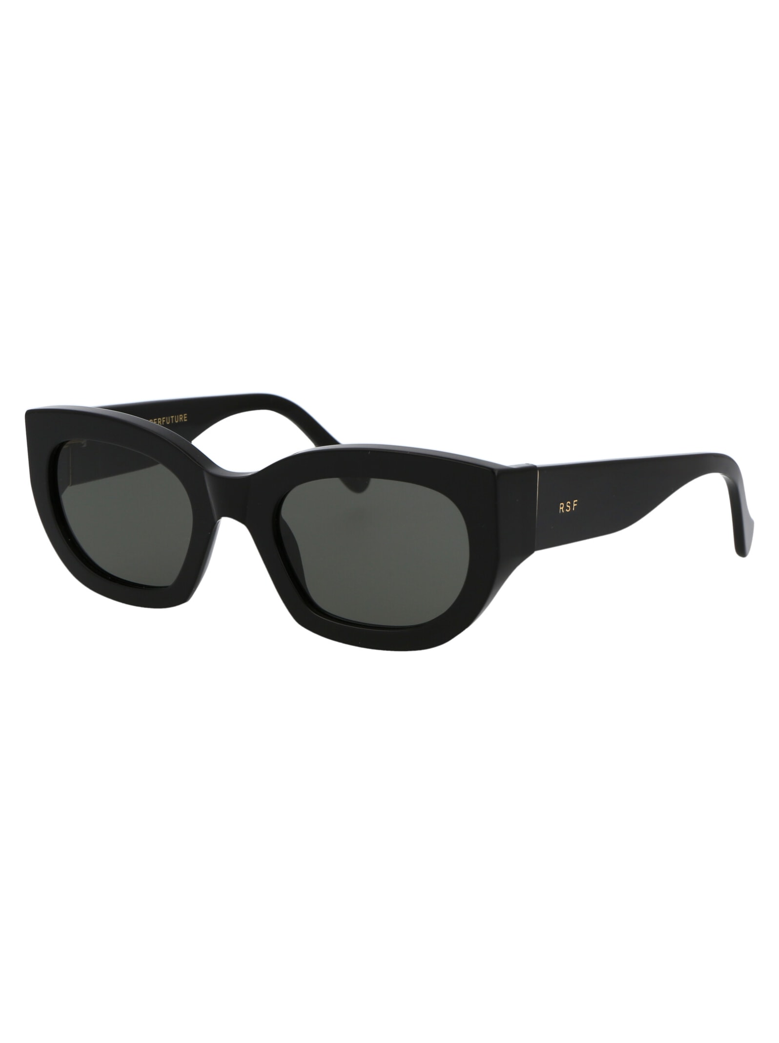 Shop Retrosuperfuture Alva Sunglasses In Black