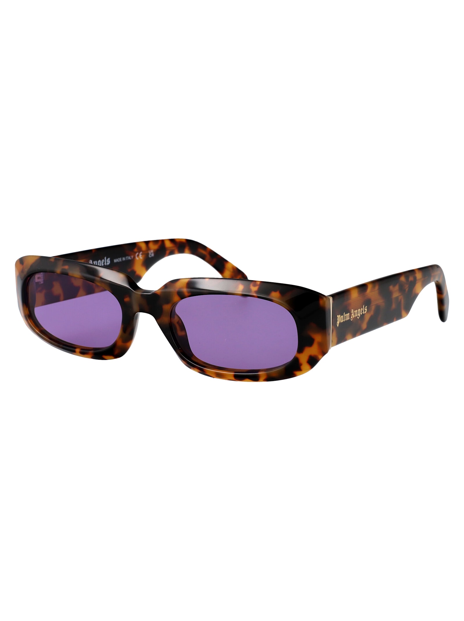 Palm Angels Noah Sunglasses In Havana Purple