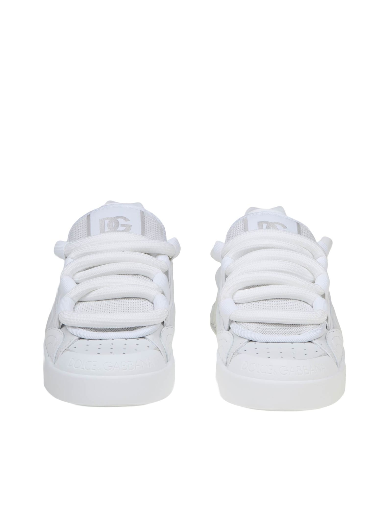 Shop Dolce & Gabbana Sneakers Portofino Space In White