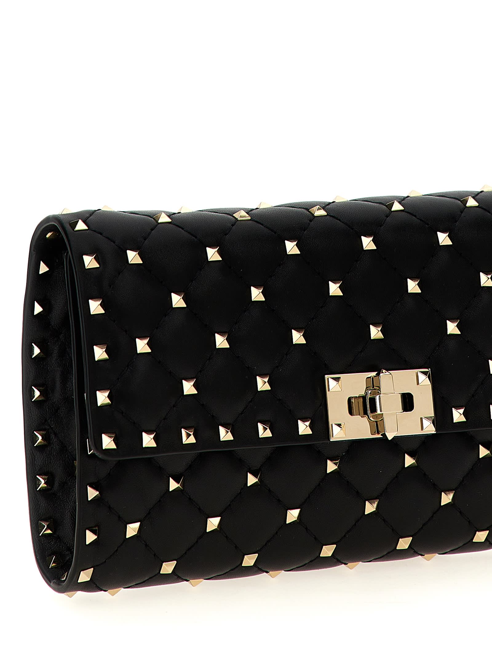 Valentino Garavani  Garavani 'rockstud Spike' Shoulder Bag In Black