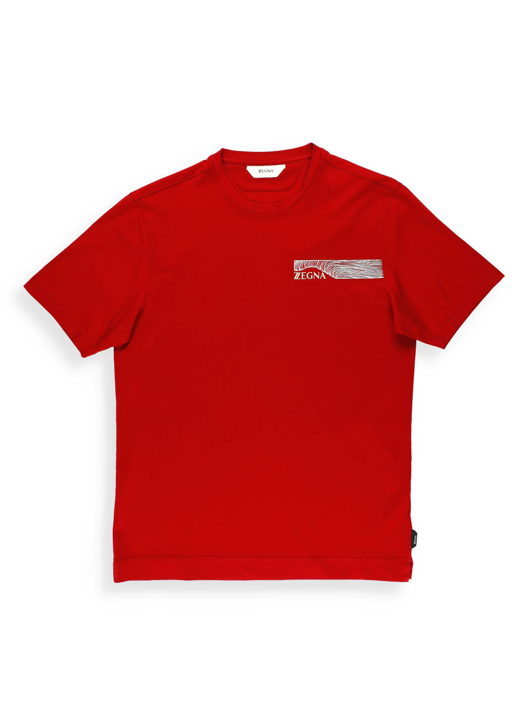 Z Zegna Cotton T-shirt In Medium Red