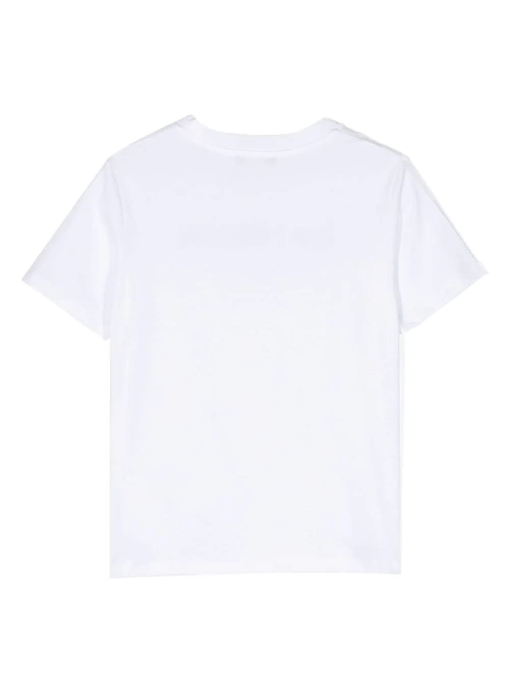 Shop Balmain White T-shirt With 3d Logo Print