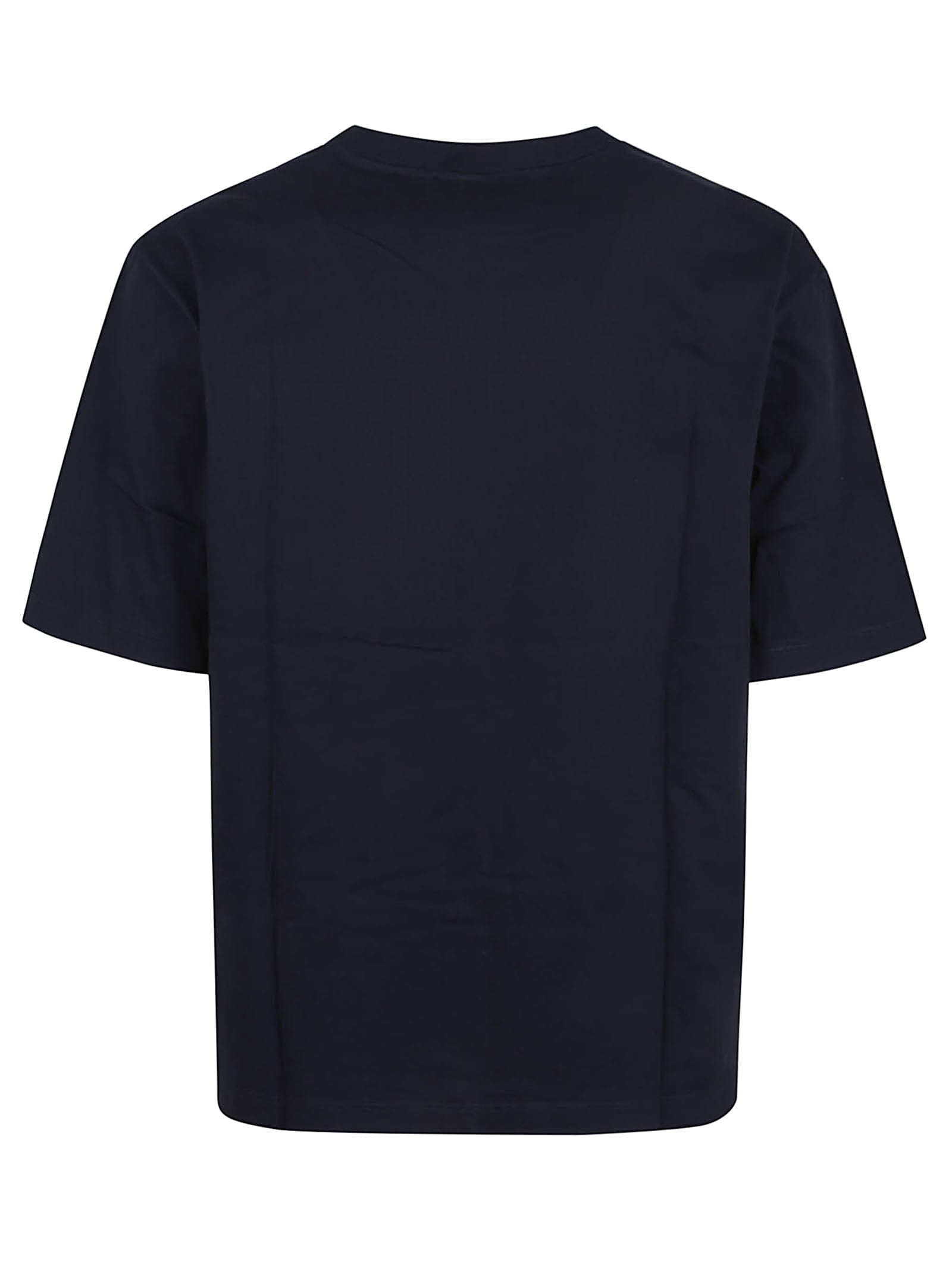 Dsquared2 Black Cotton Jersey Tee In W Navy Blue
