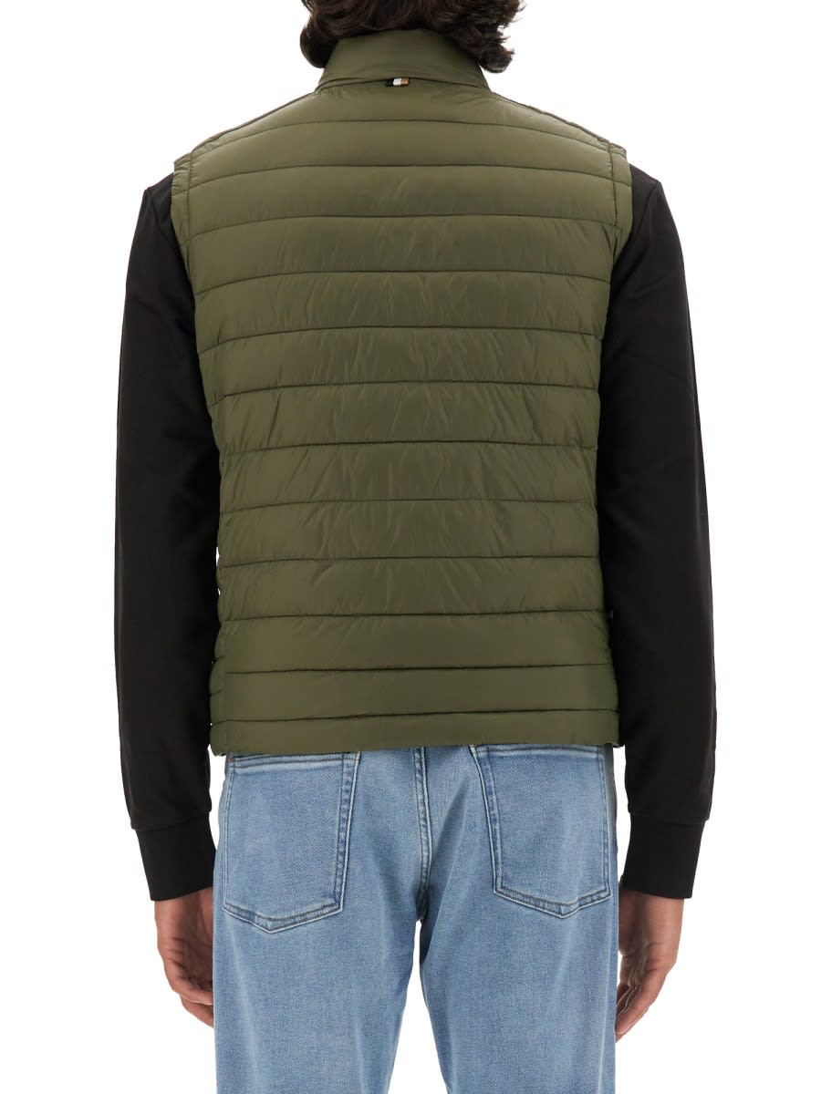 Shop Hugo Boss Walking Vest In Green