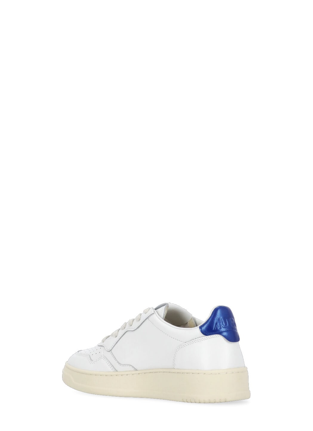 Autry Medalist Low' White Leather Sneakers In White